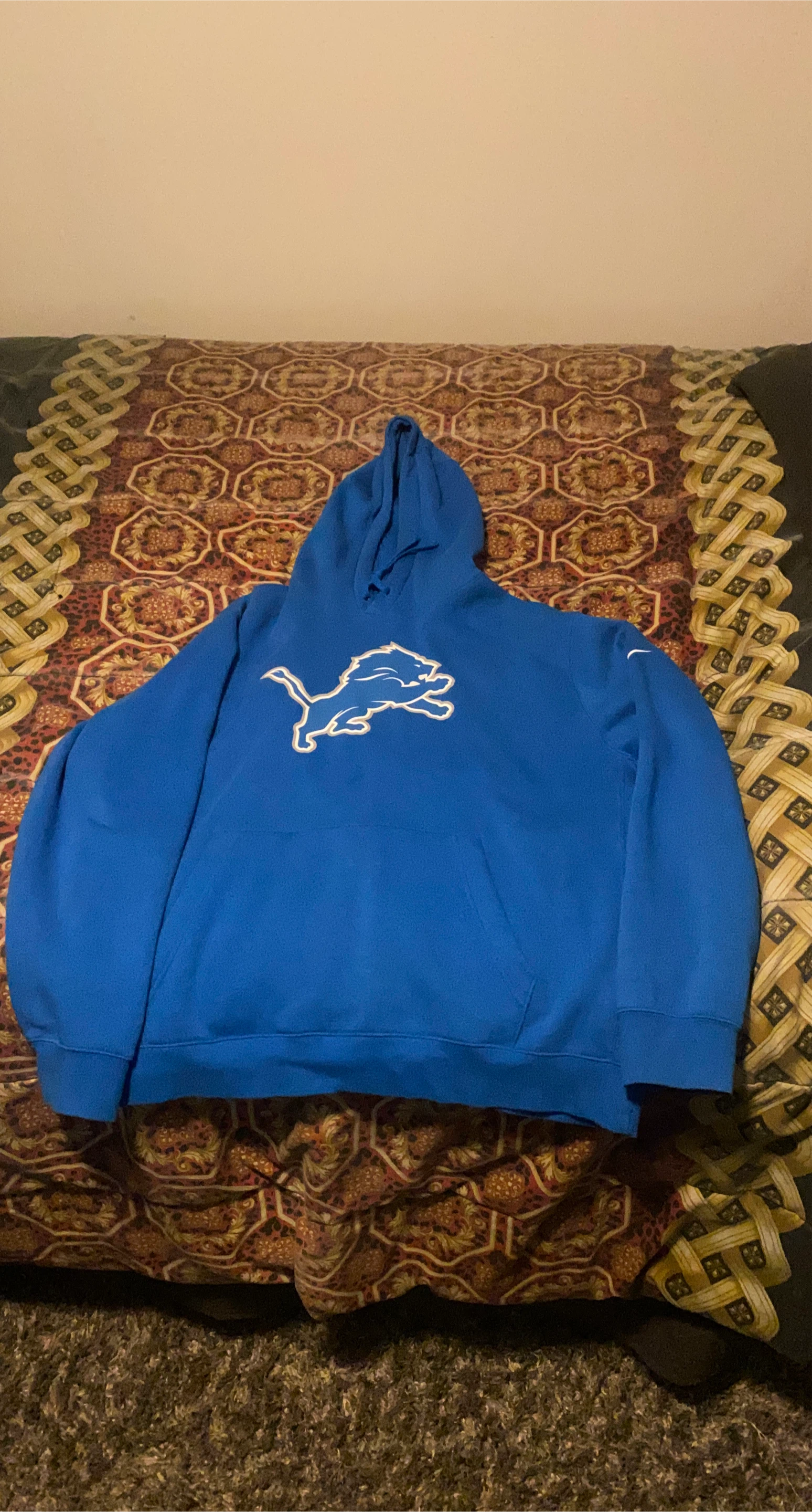 Detroit Lions Blue Hoodie