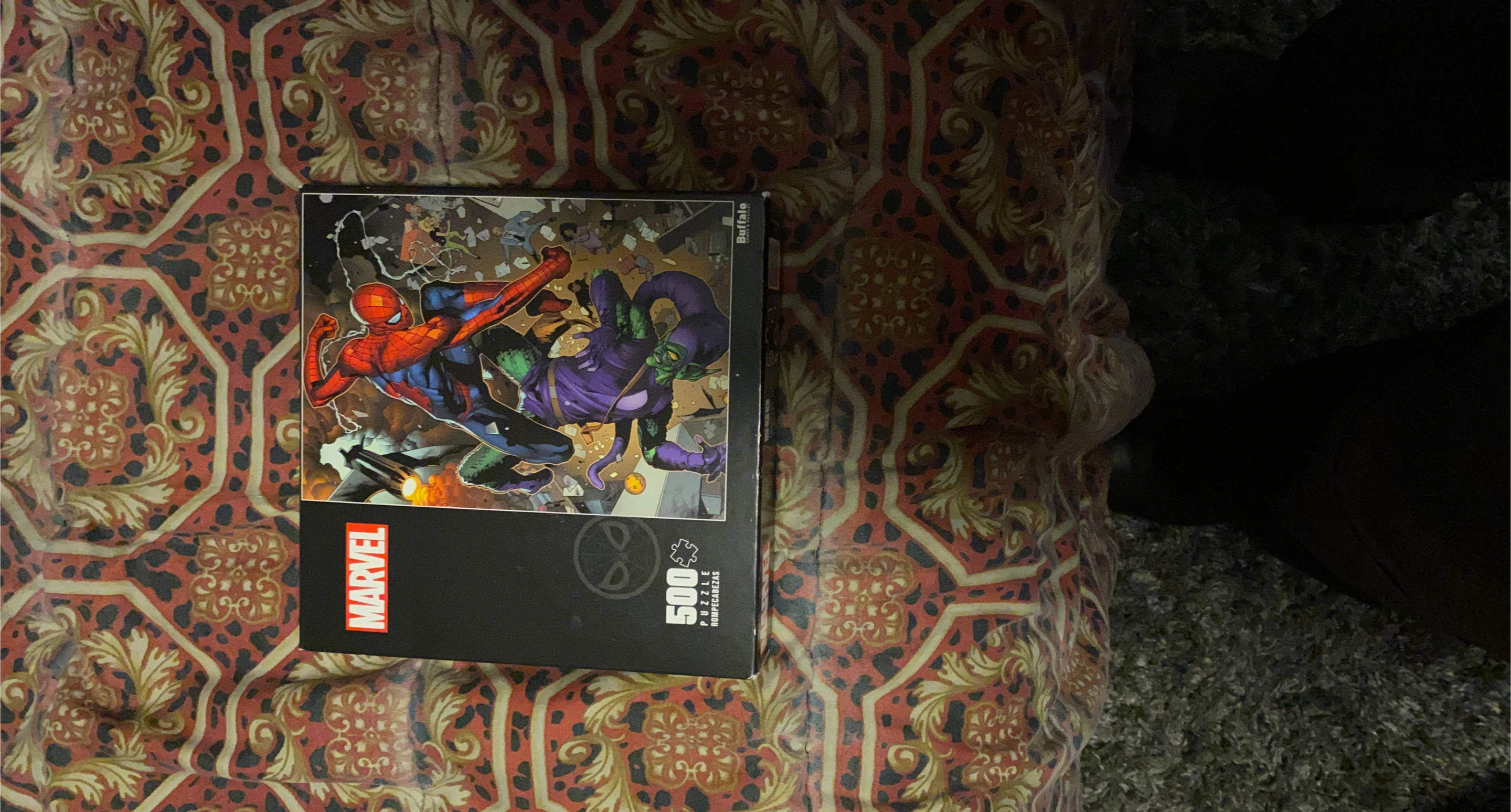 Marvel 500 Piece Puzzle - Spiderman vs Green Goblin