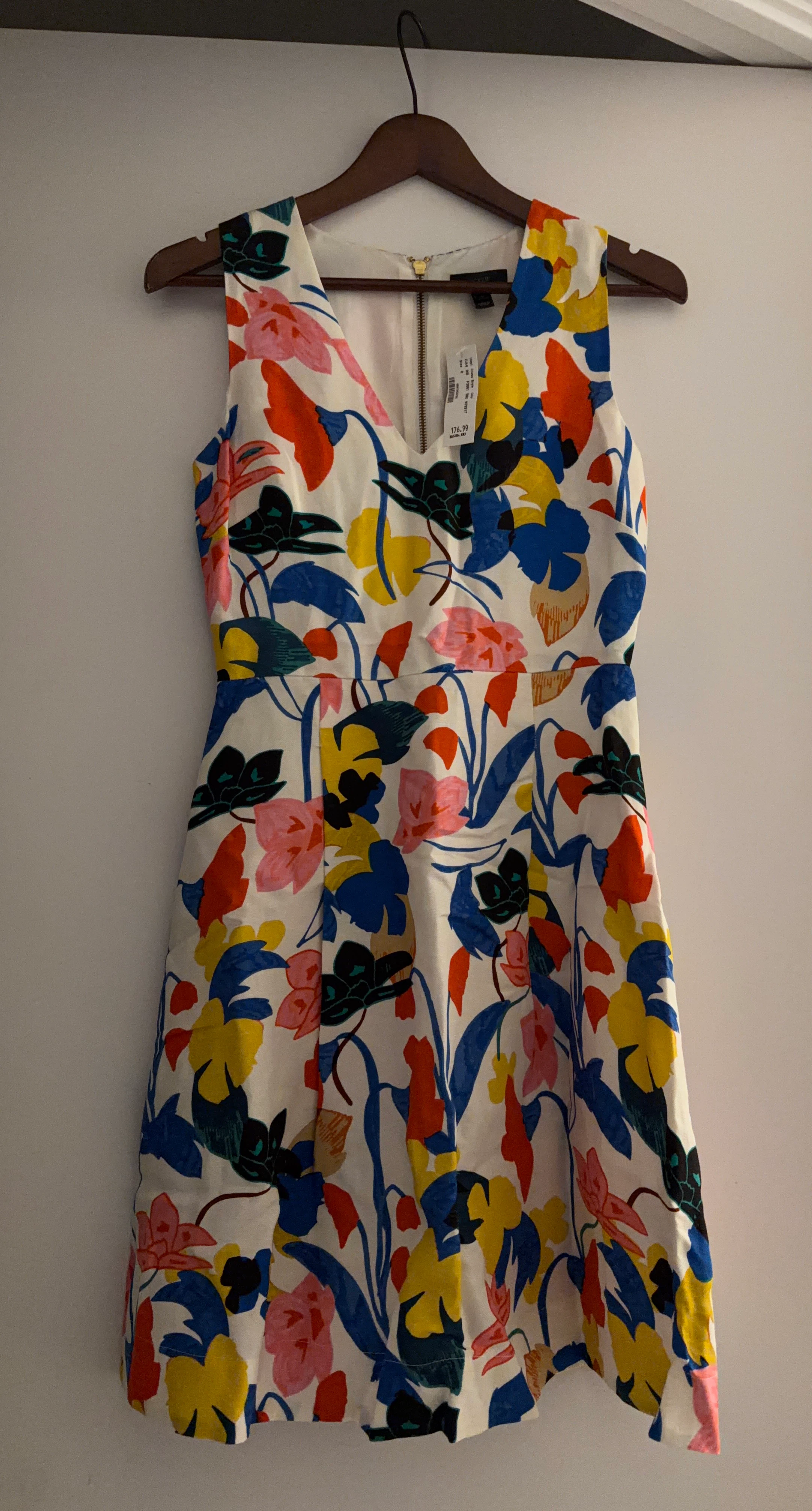 J. Crew Sleeveless Floral Dress