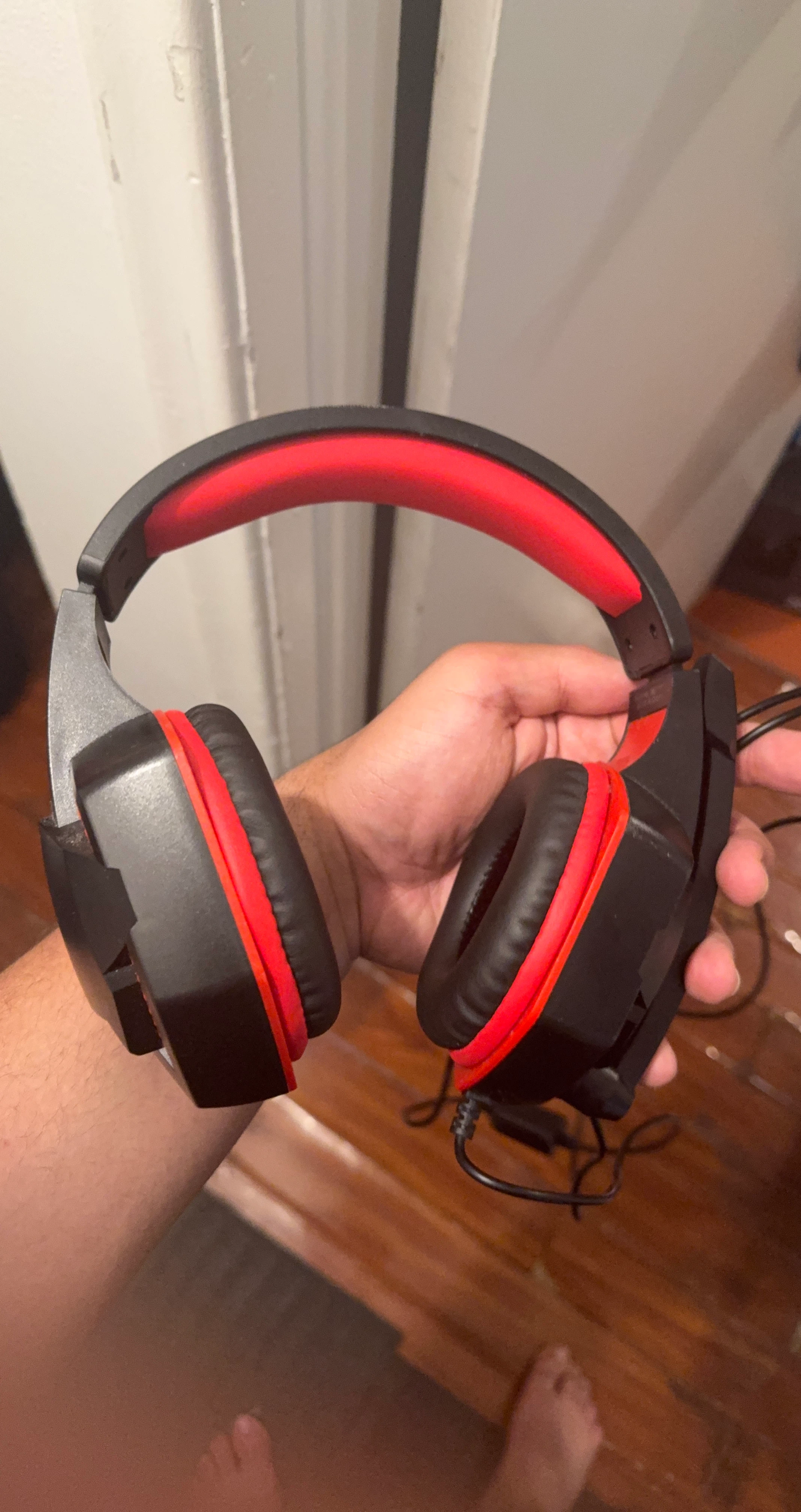 Gaming Headphones - Black and Red