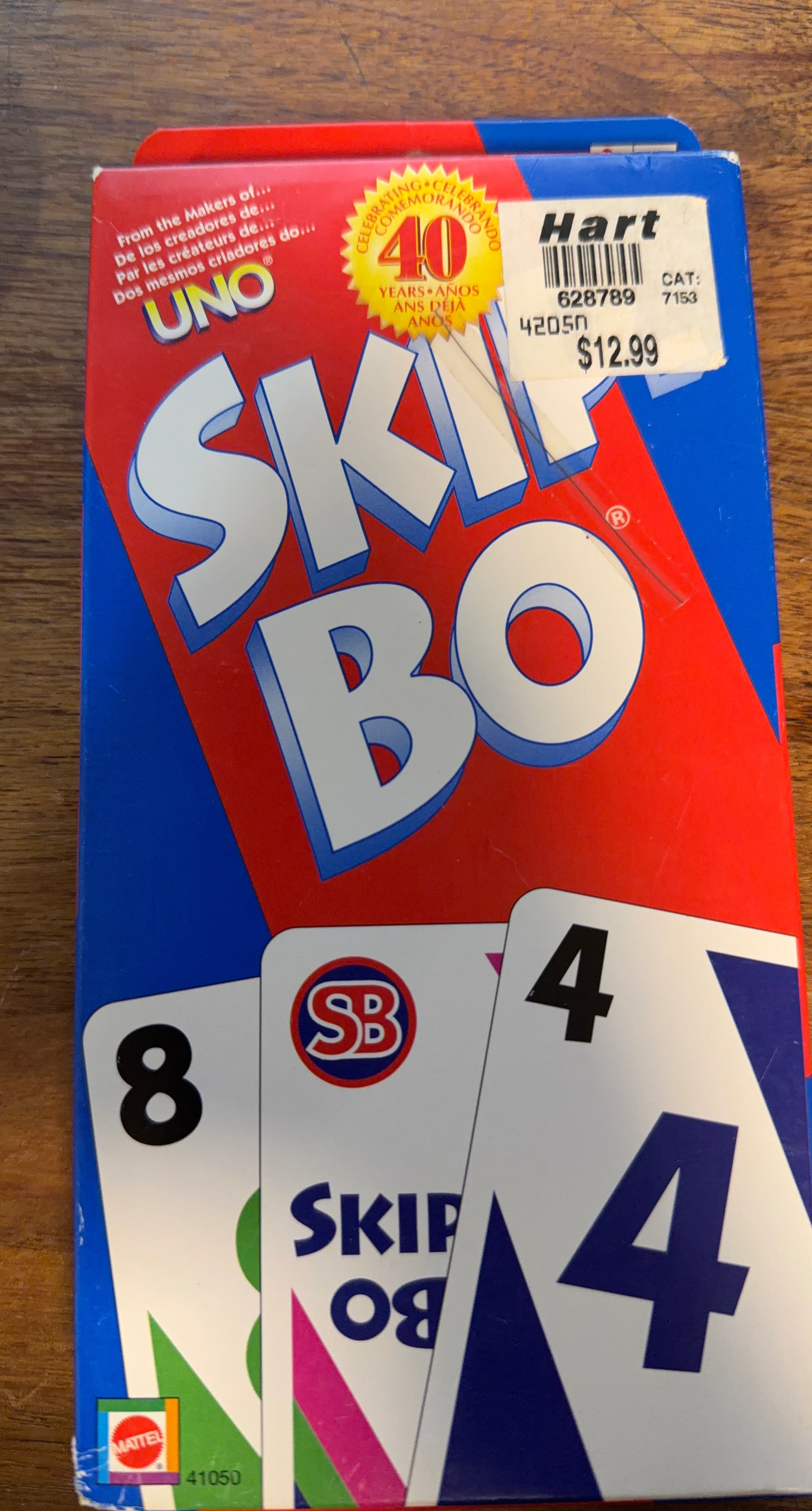 UNO Skip-Bo Card Game