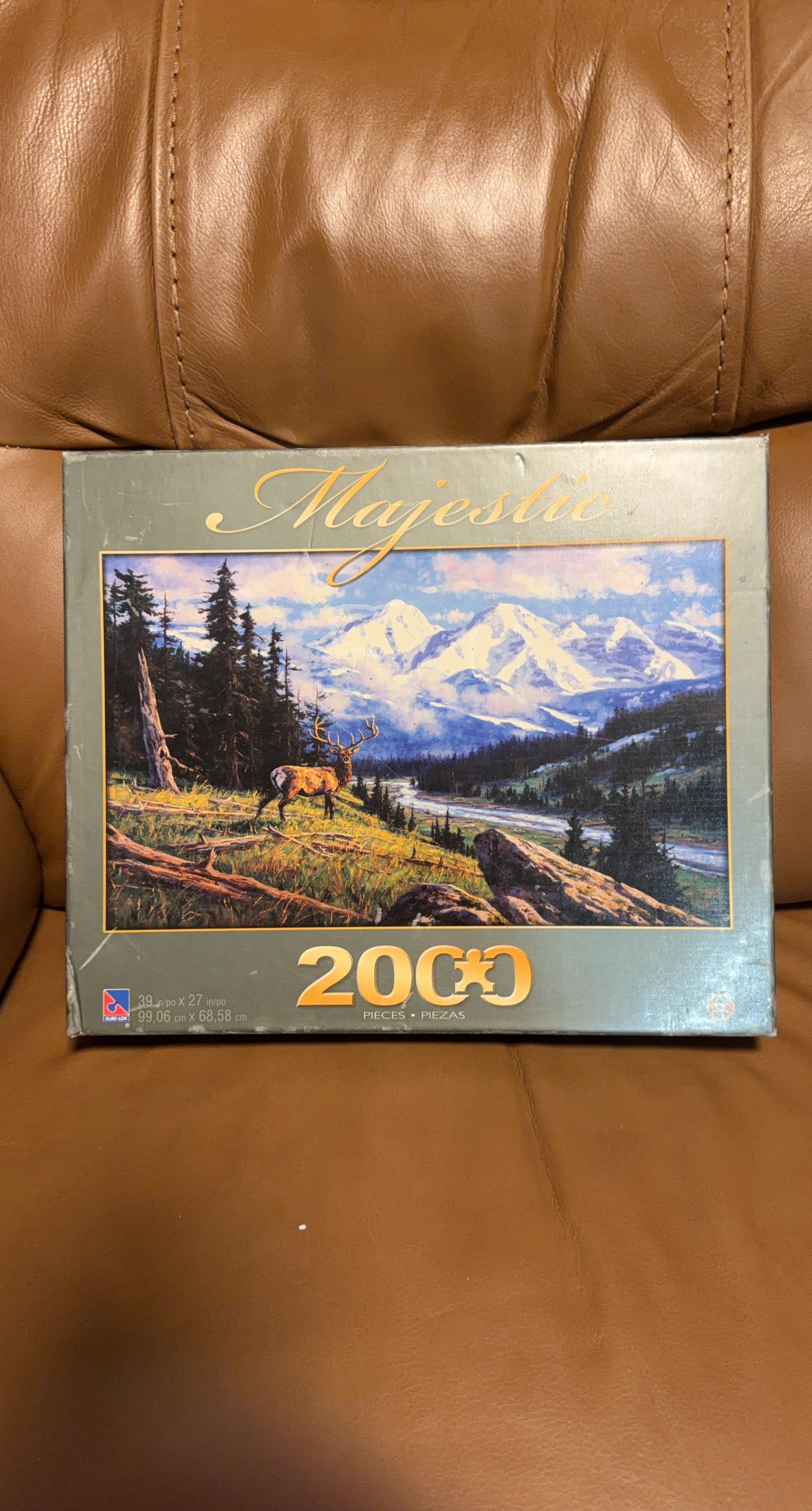 Majestic 2000 Piece Jigsaw Puzzle - Mountain Scene