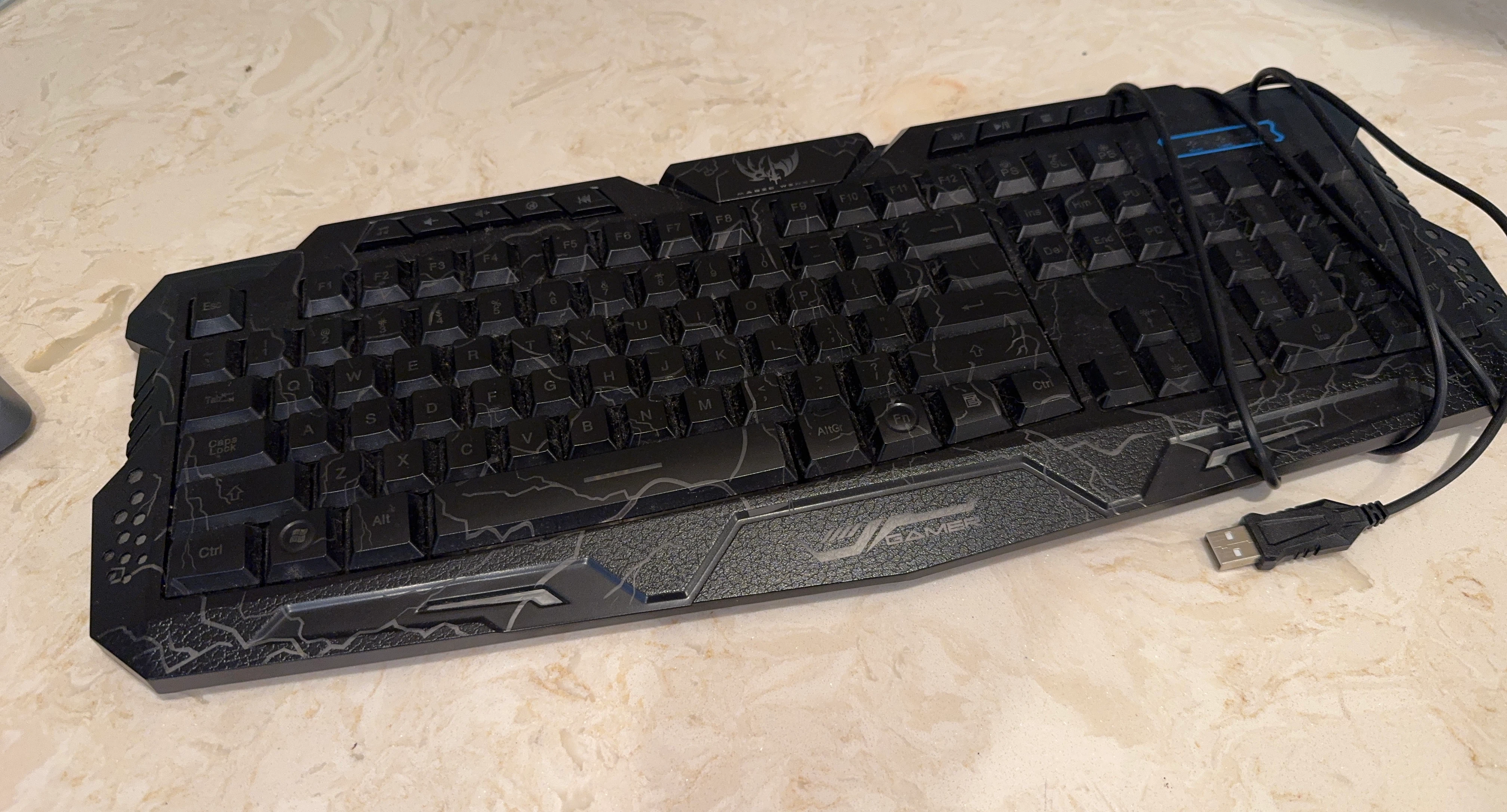 Black Gaming Keyboard