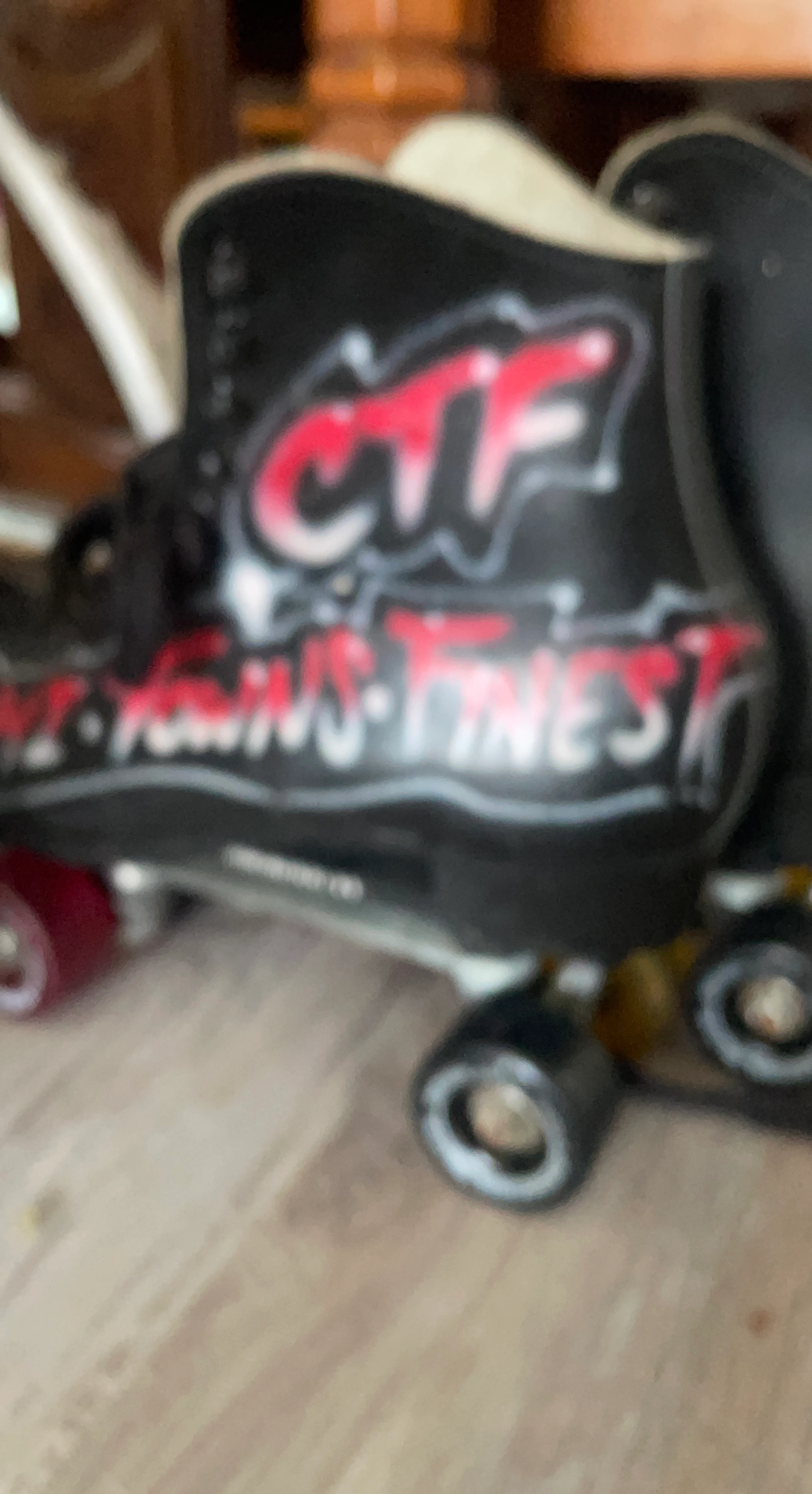 Black CTF Roller Skates