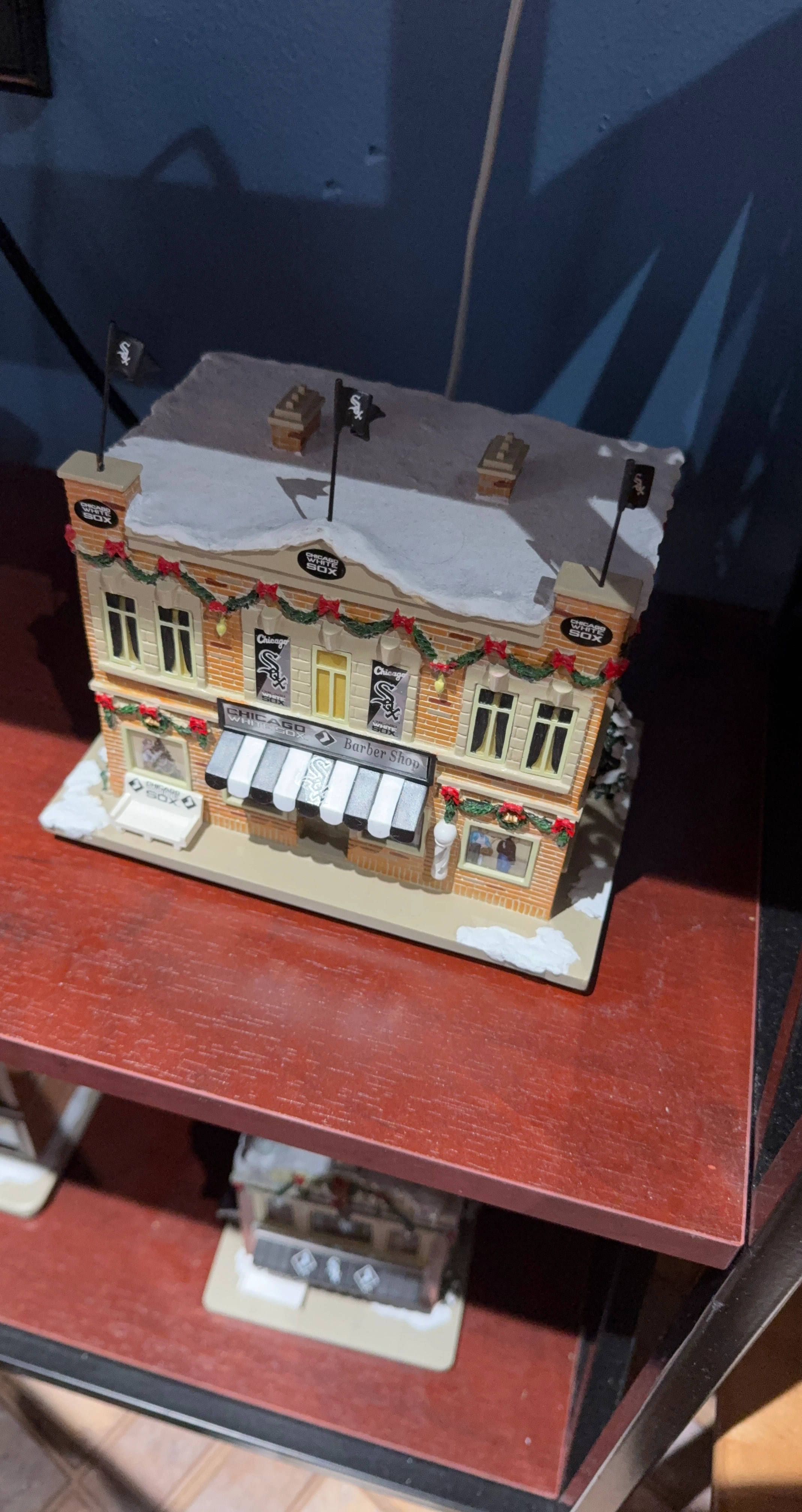 Chicago White Sox Barber Shop Miniature Building