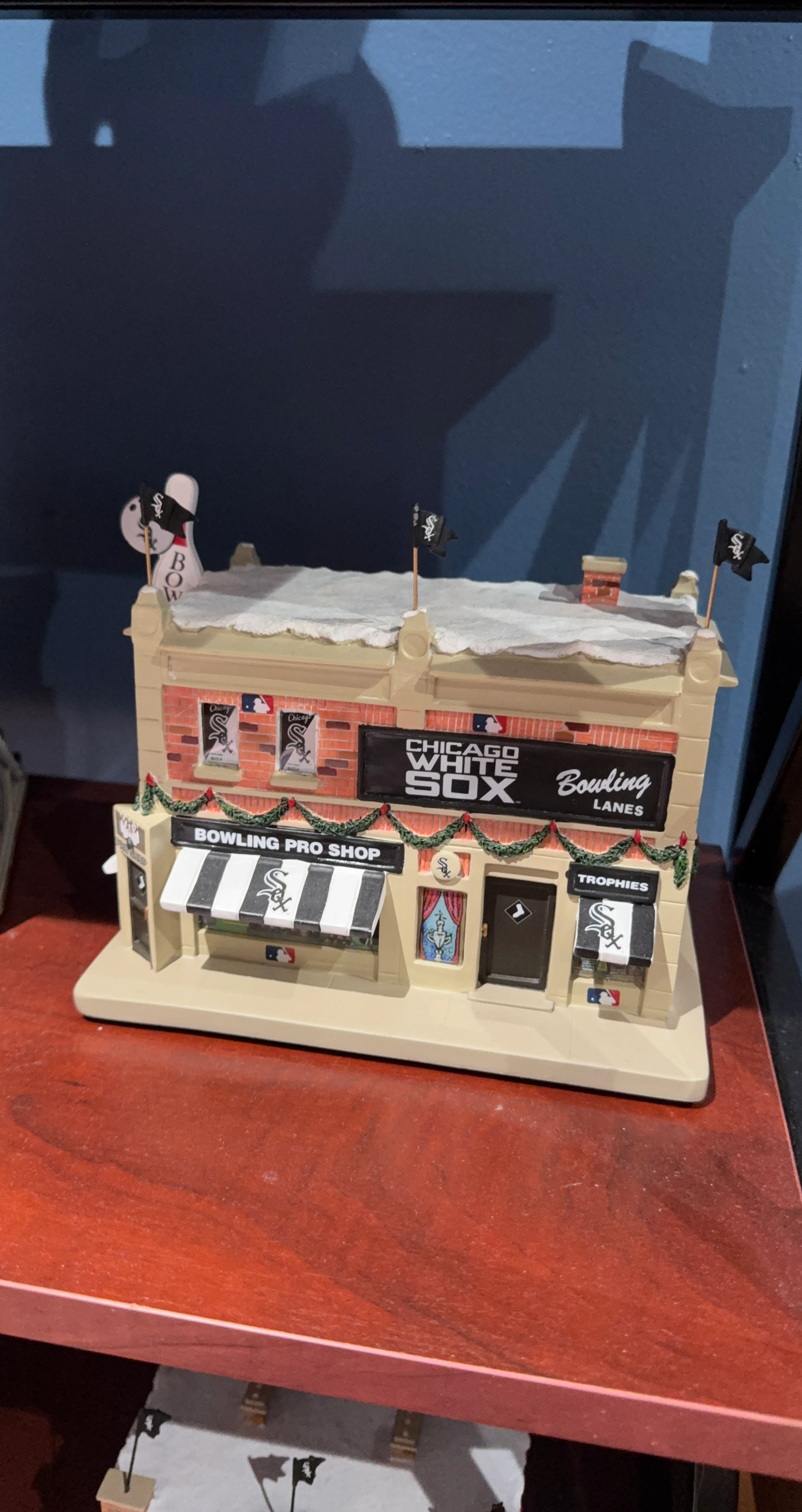 Chicago White Sox Bowling Pro Shop and Lanes Display