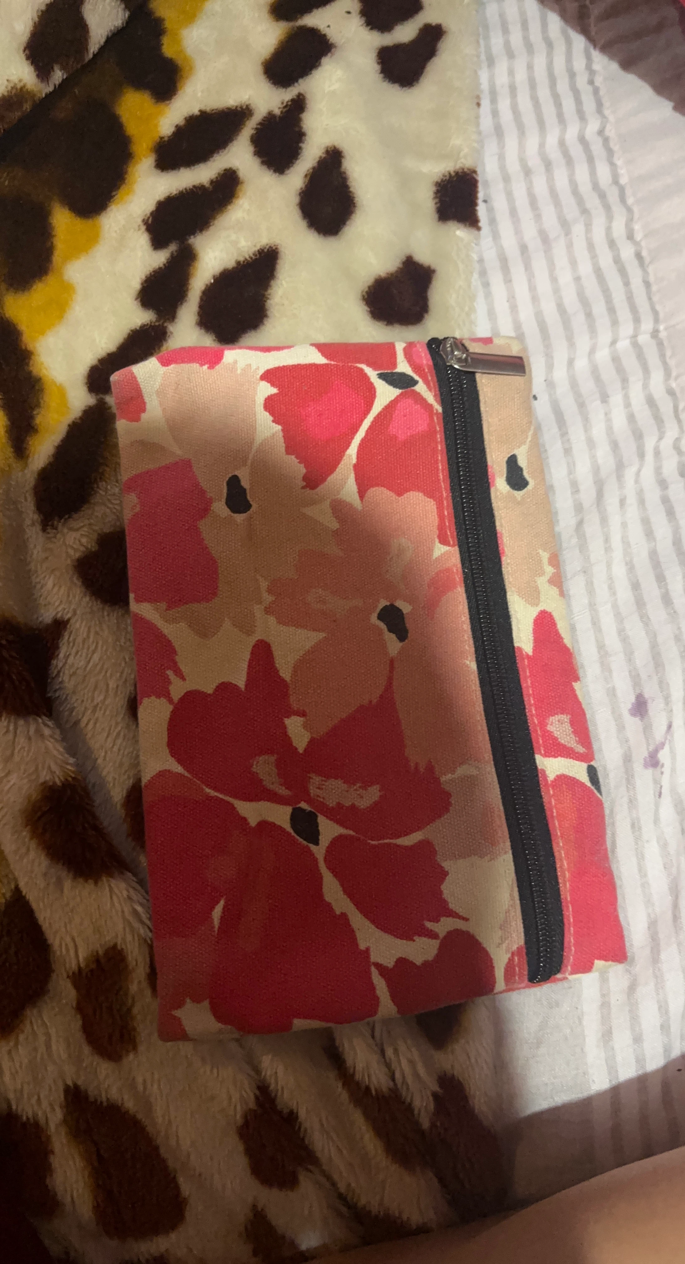 Floral Zipper Pouch