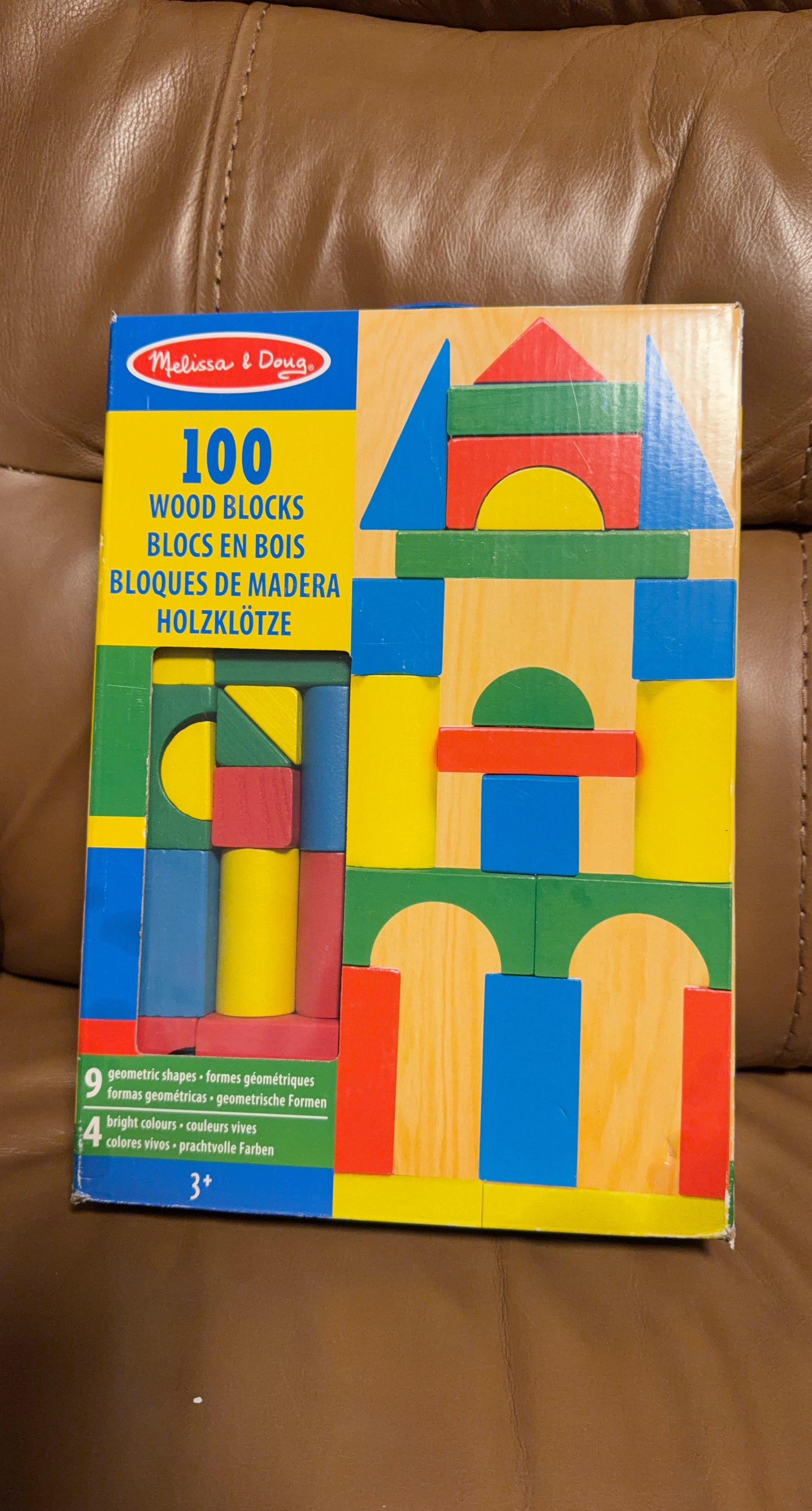 Melissa & Doug 100 Wood Blocks