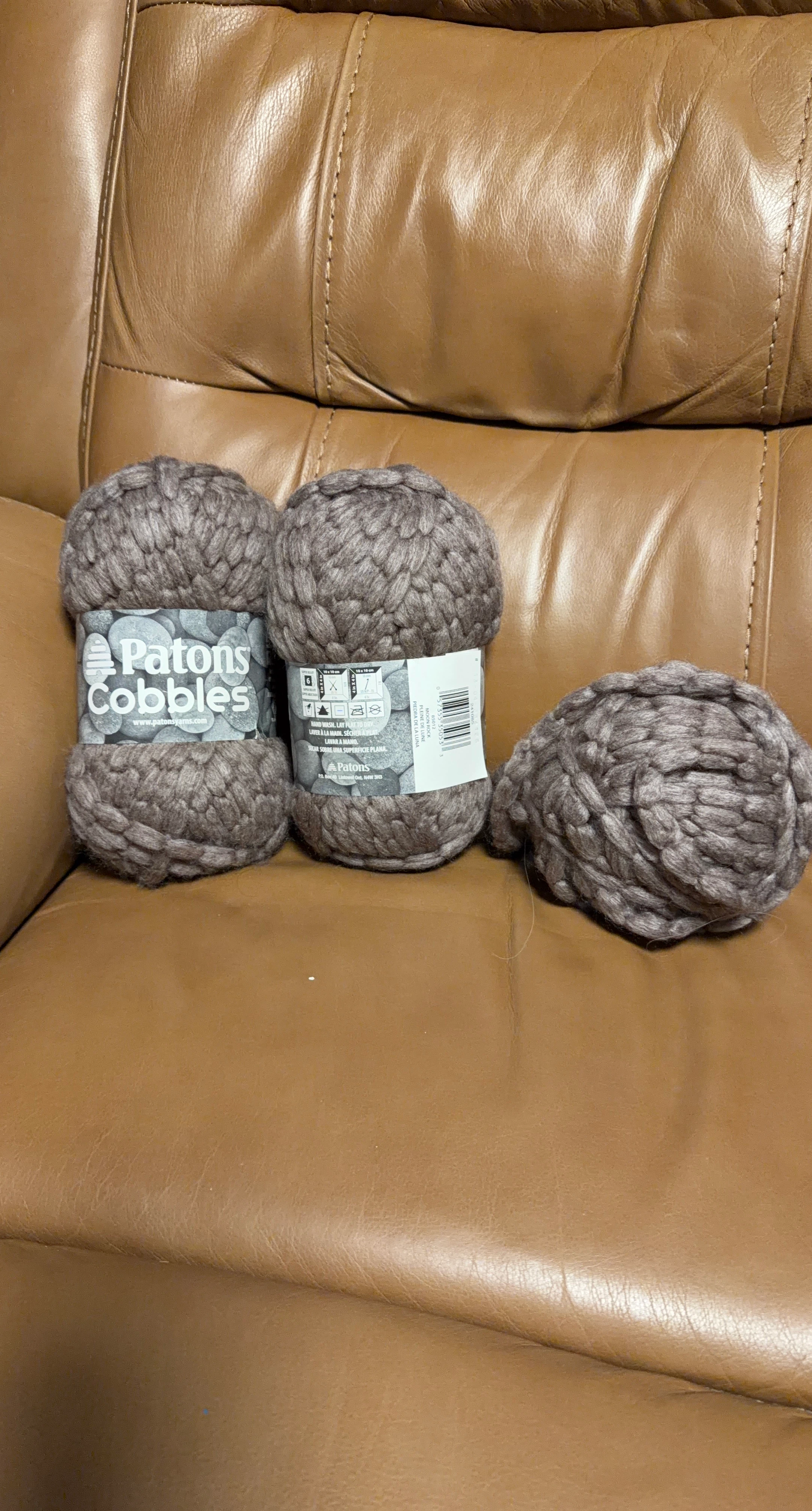 Patons Cobbles Moon Rock Yarn
