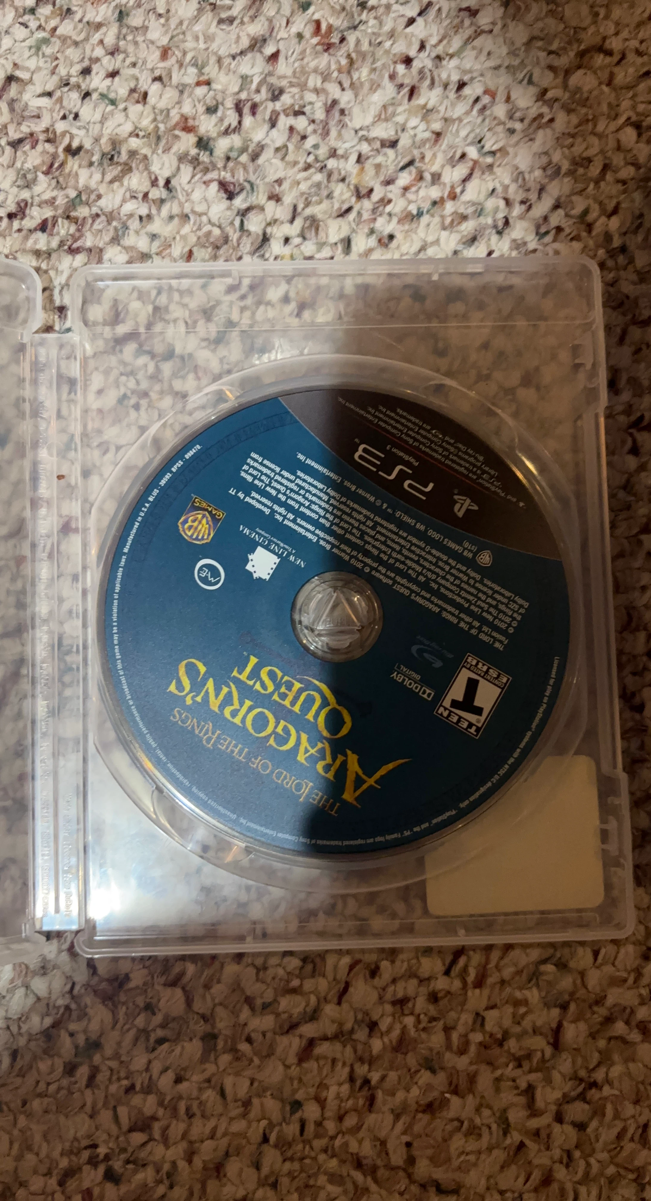 The Lord of the Rings: Aragorn's Quest PS3 Game