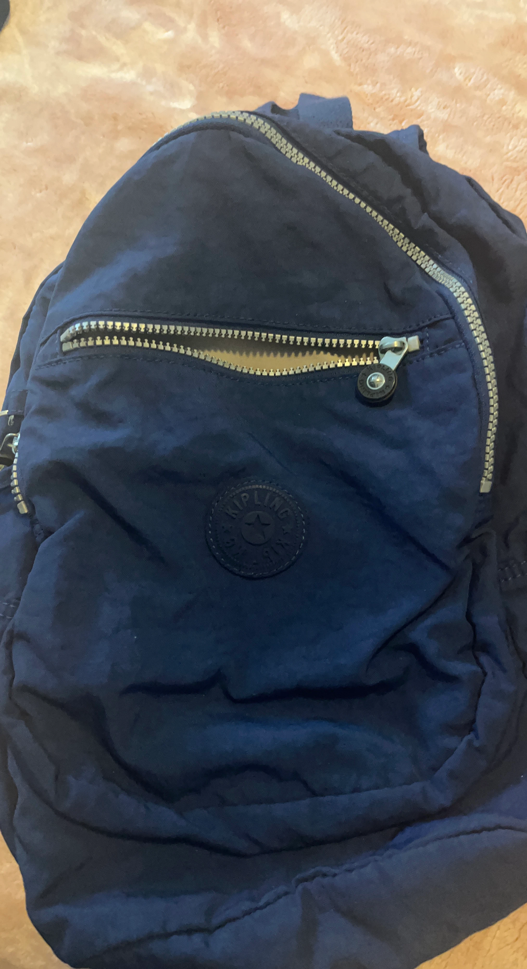 Kipling Blue Backpack