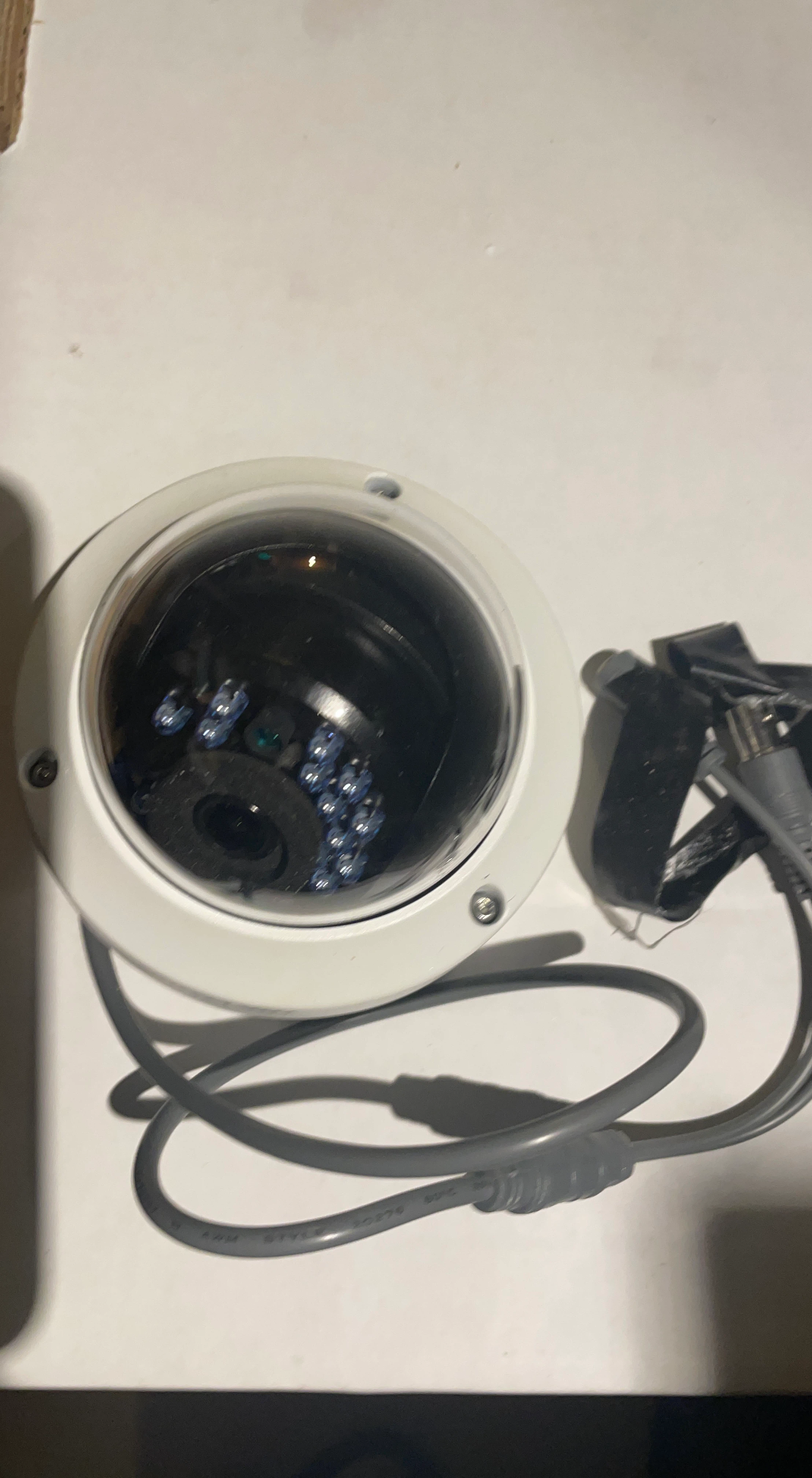 Dome Security Camera with IR LEDs