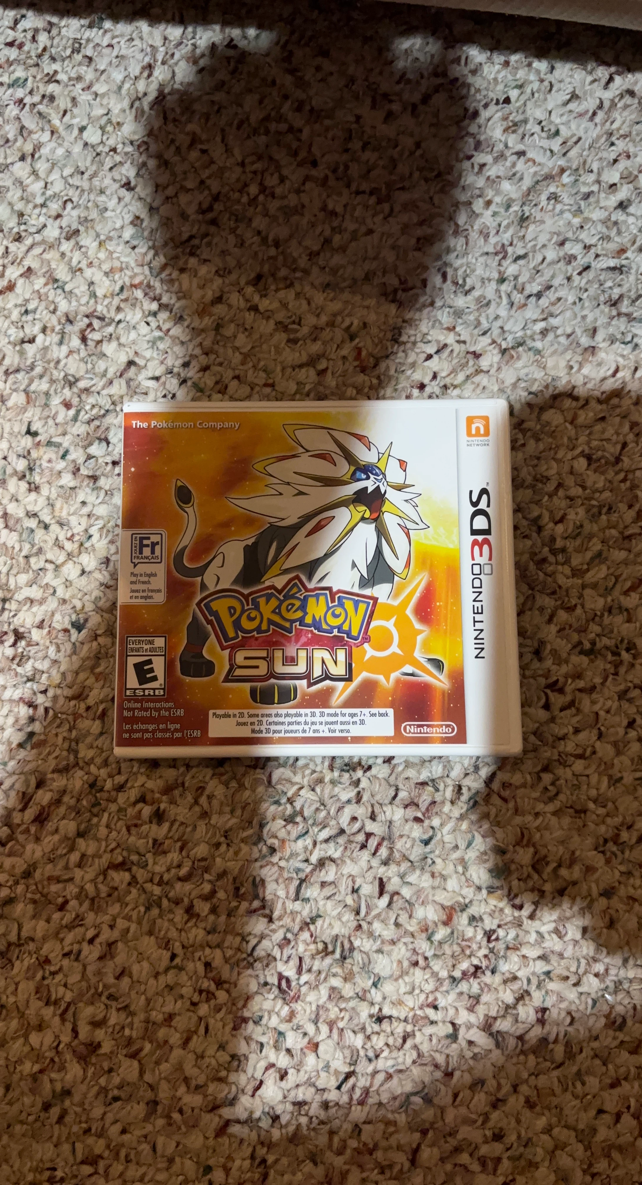 Nintendo 3DS Pokemon Sun Game