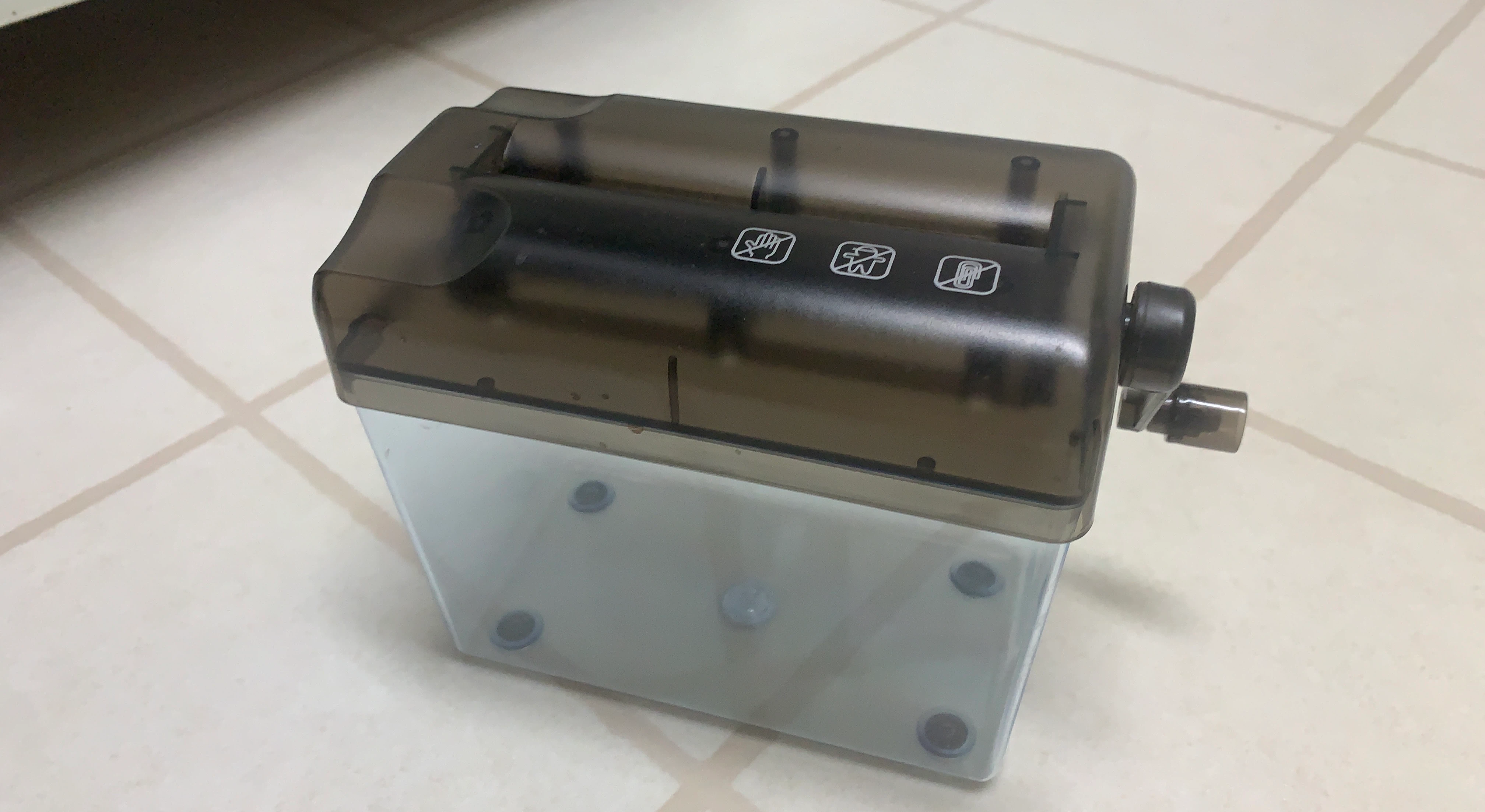 Manual Paper Shredder with Bin