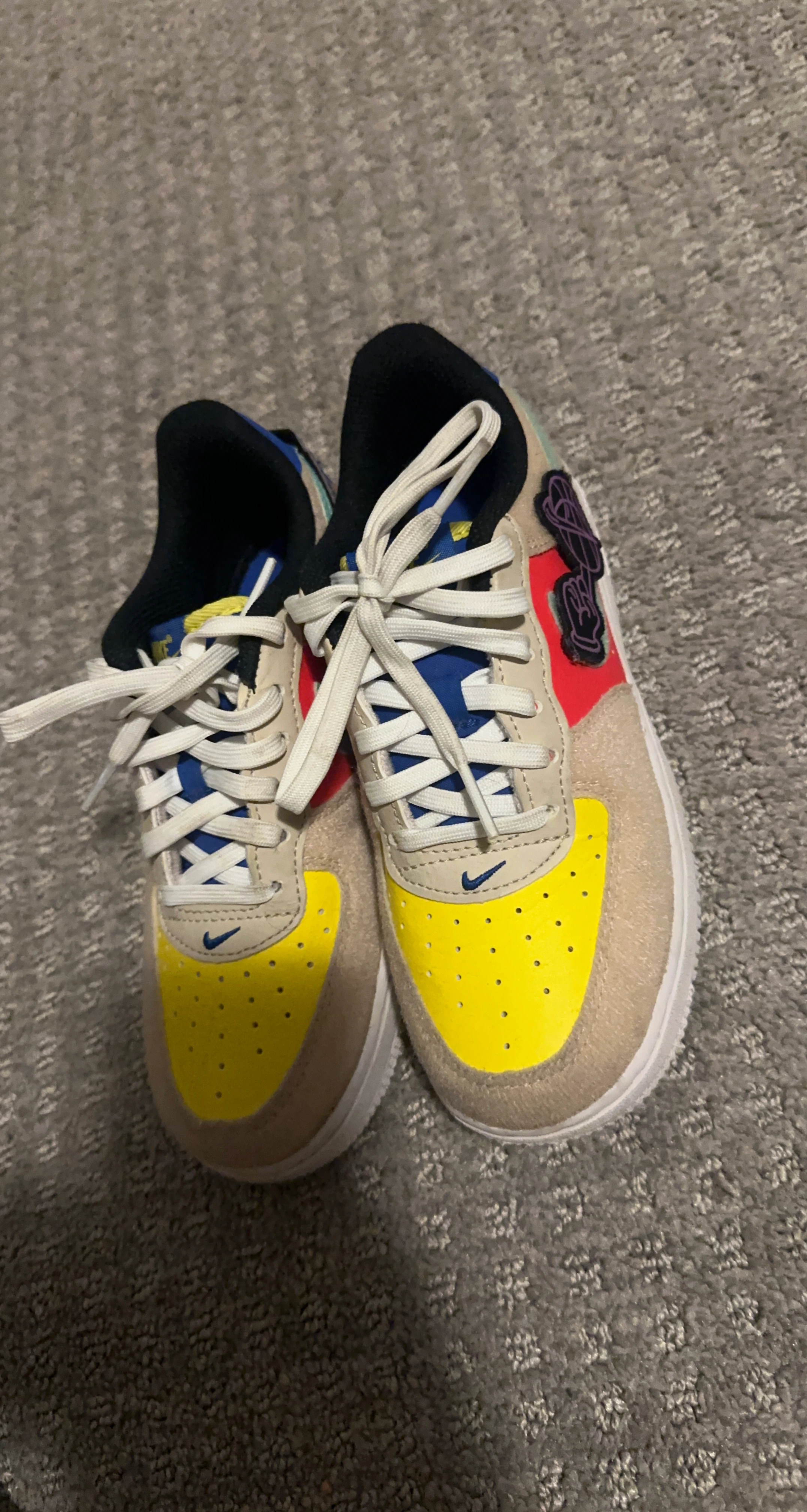Nike Air Force 1 Low "Color Block" Sneakers