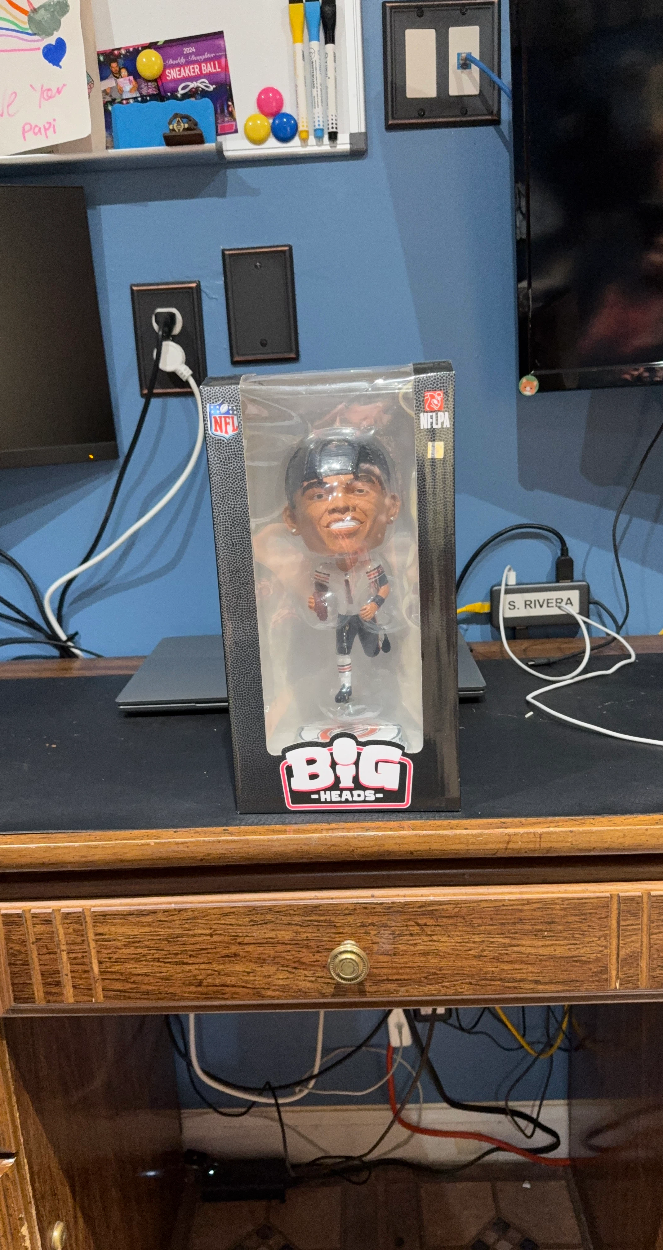 NFL Big Heads Bobblehead - Justin Fields