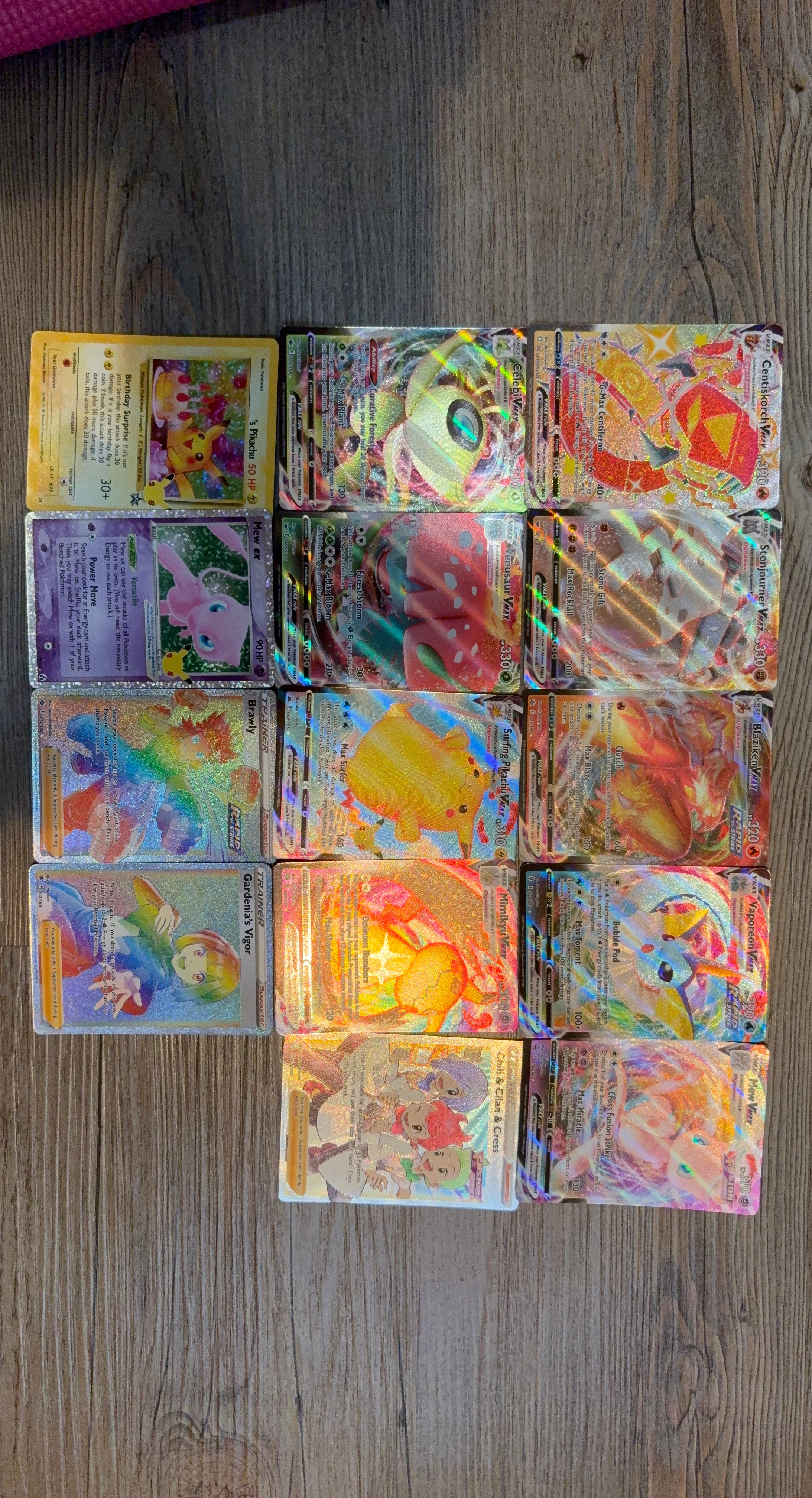 Assorted Pokémon Trading Cards Collection
