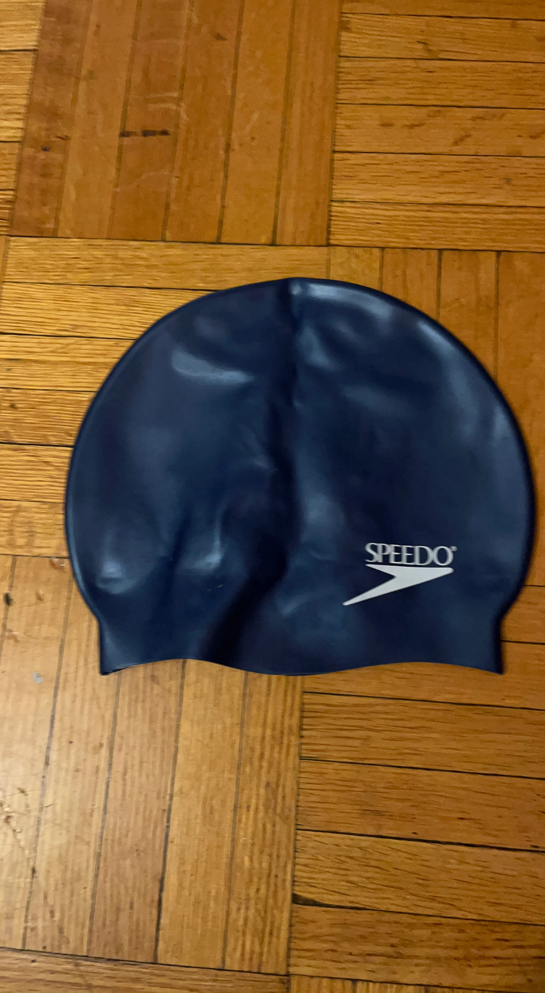 Speedo Navy Blue Swim Cap