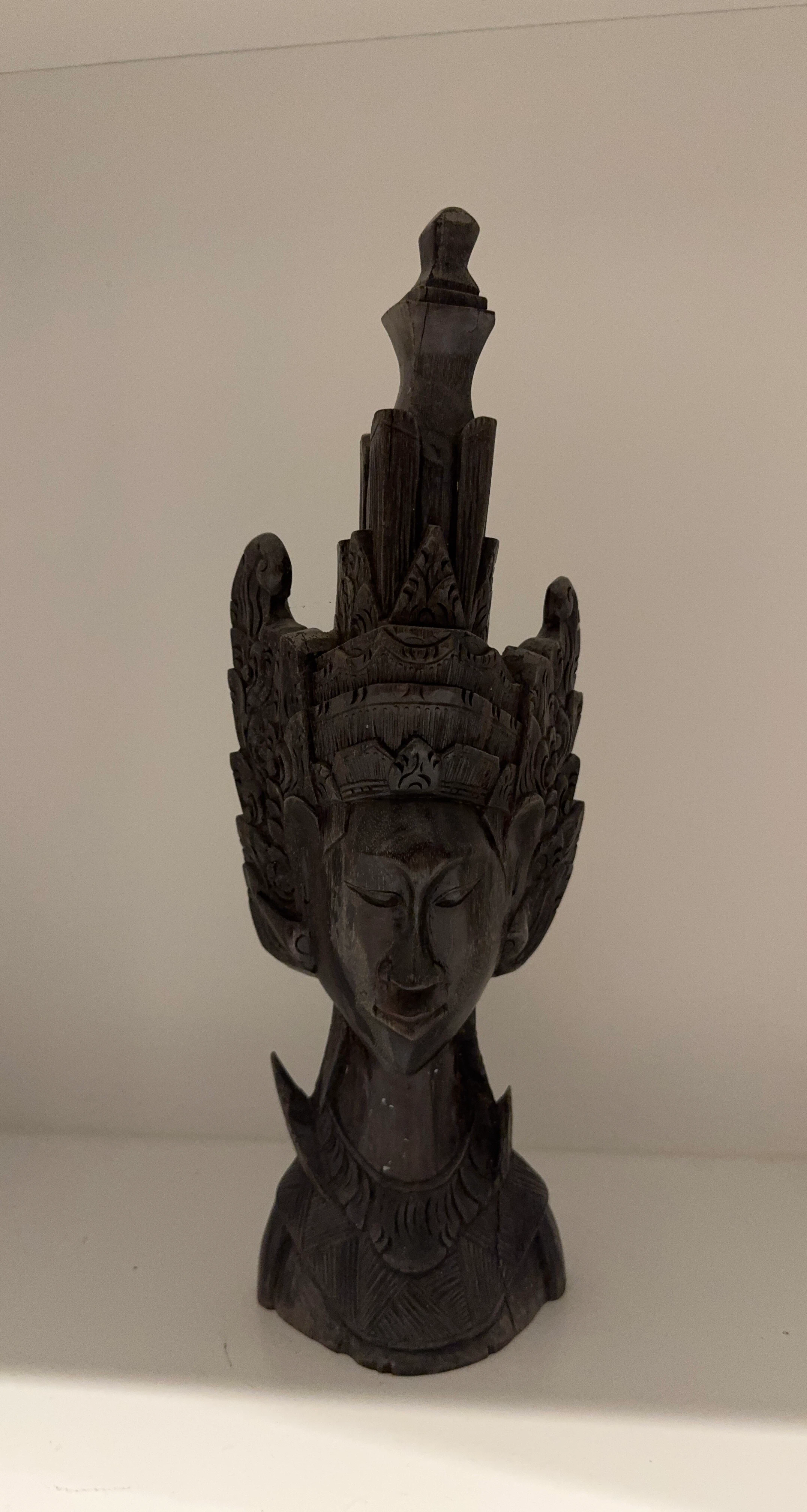 Carved wooden figure