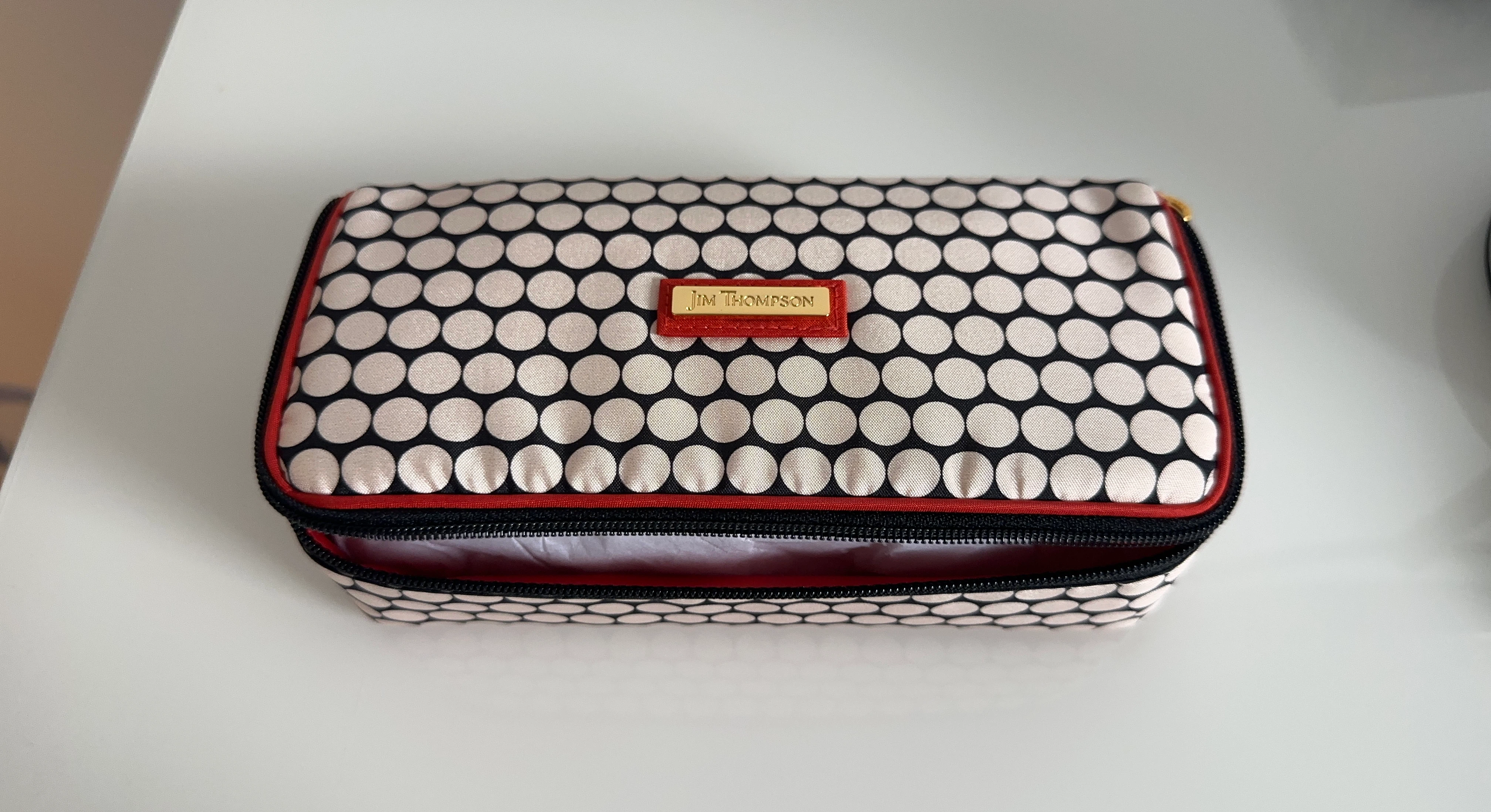 Jim Thompson Polka Dot Makeup Bag