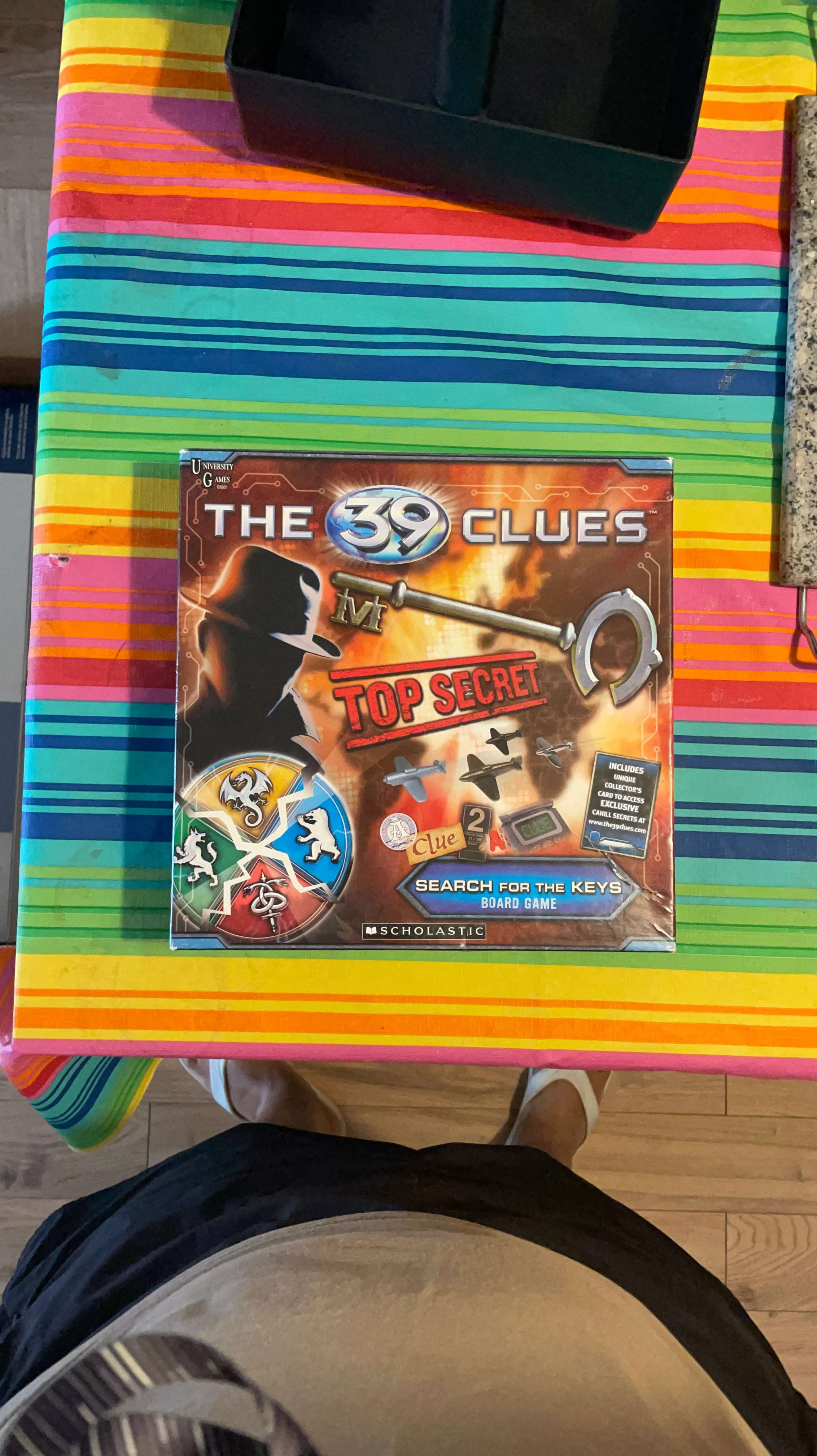The 39 Clues Top Secret: Search for the Keys Board Game