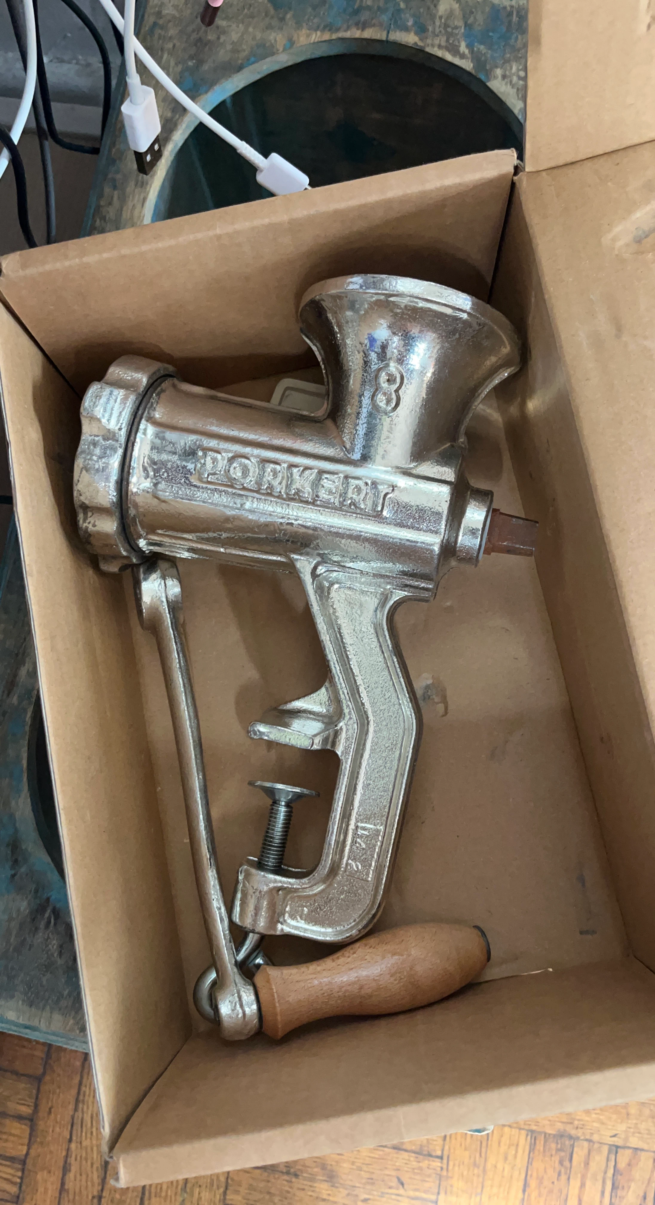 PORKERT Manual Meat Grinder Size 8