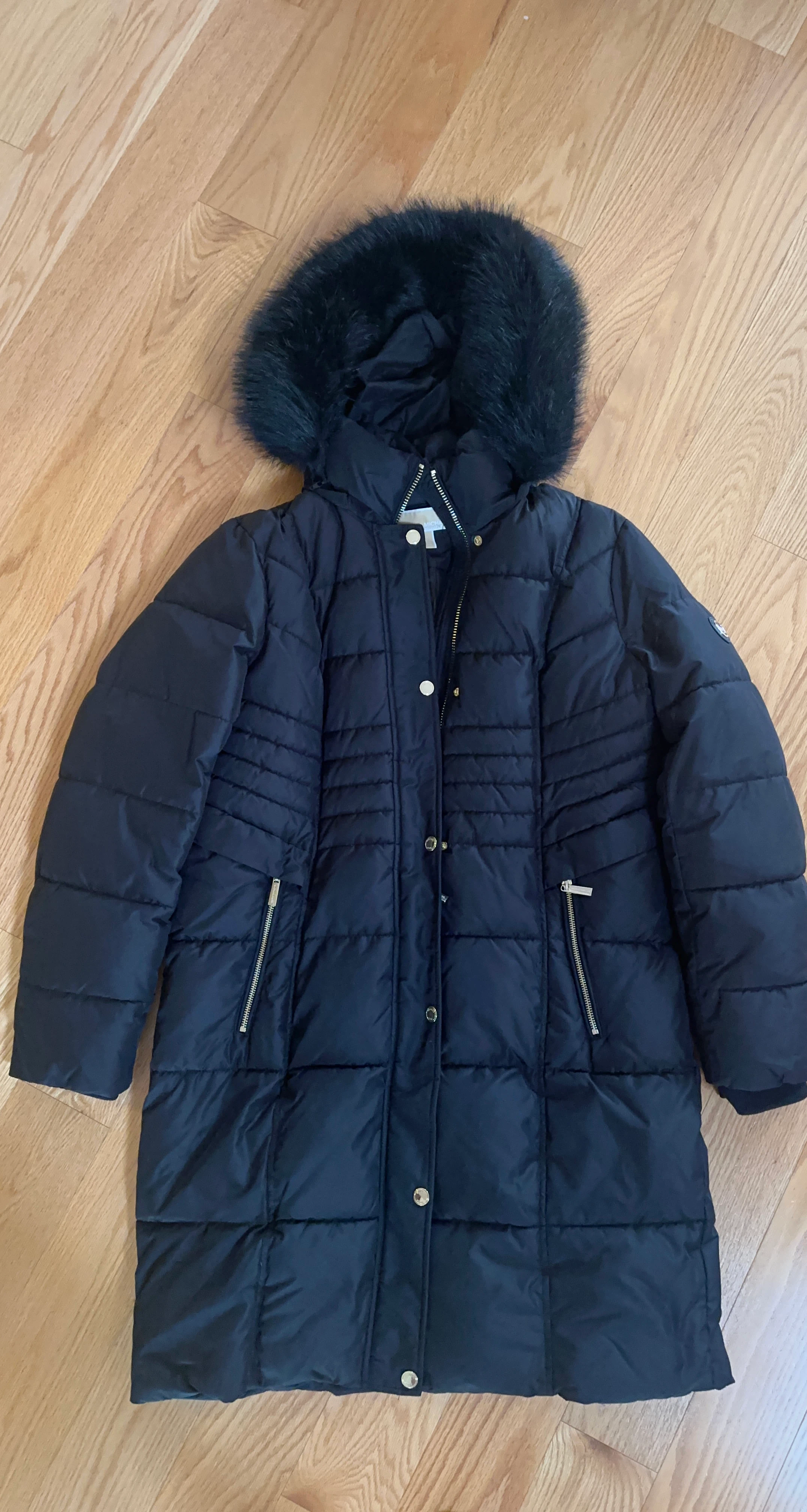 Michael Kors Puffer Coat with Fur Hood