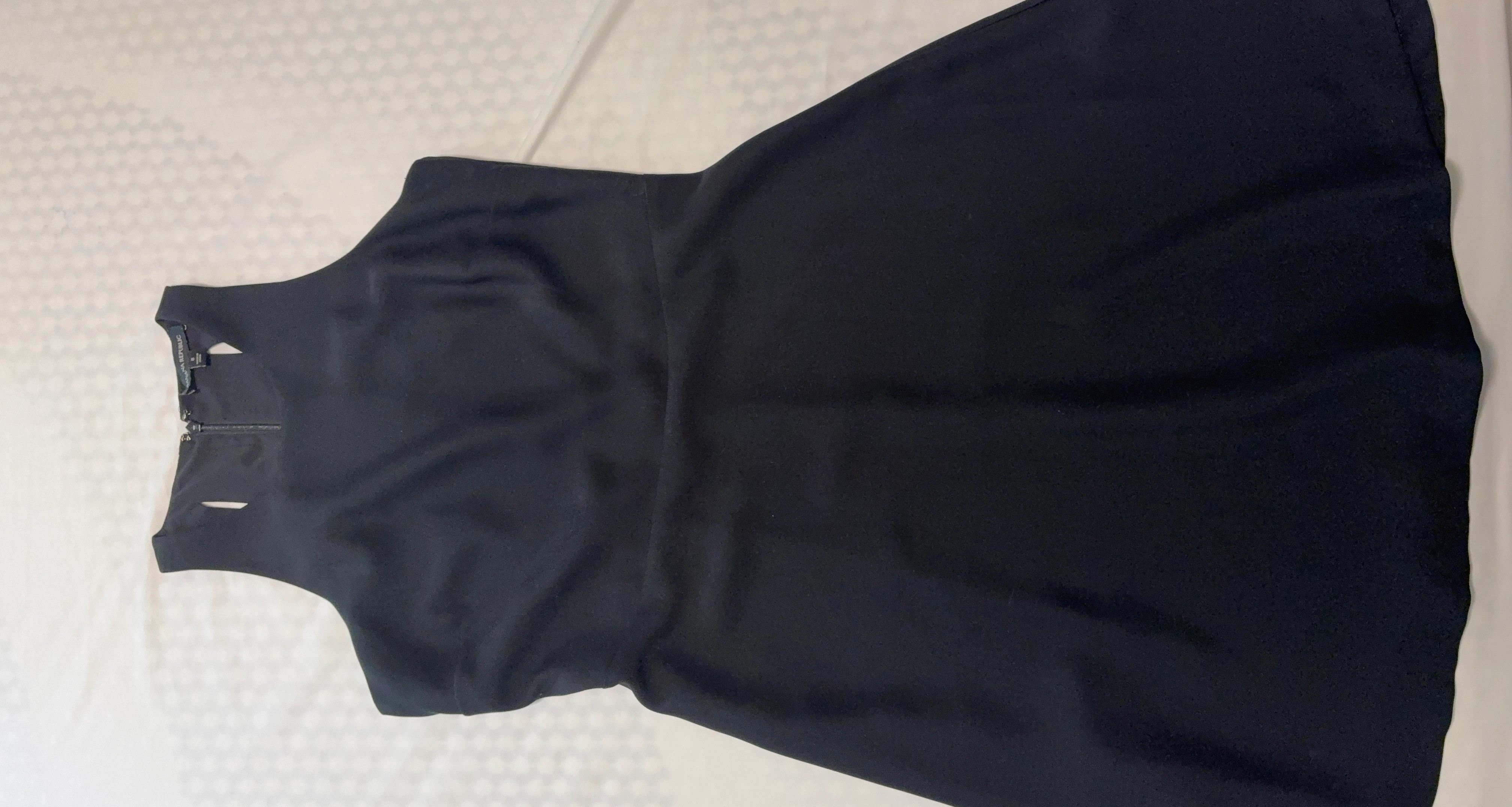 Banana Republic Black Sleeveless Dress Size 8