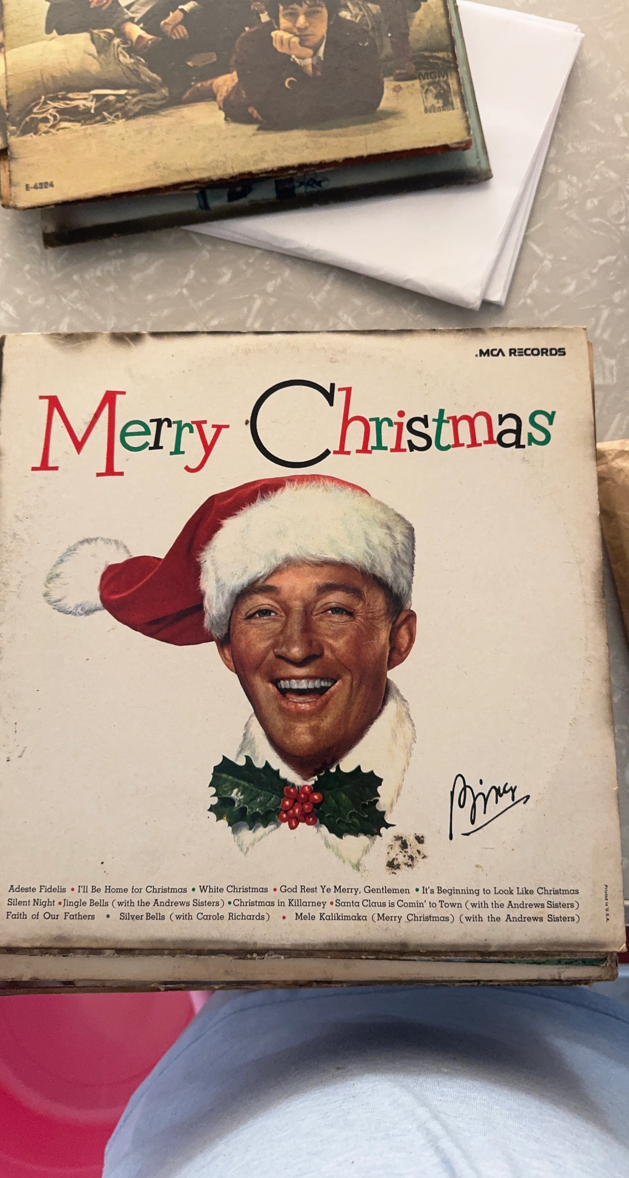 MCA Records Merry Christmas Vinyl Record
