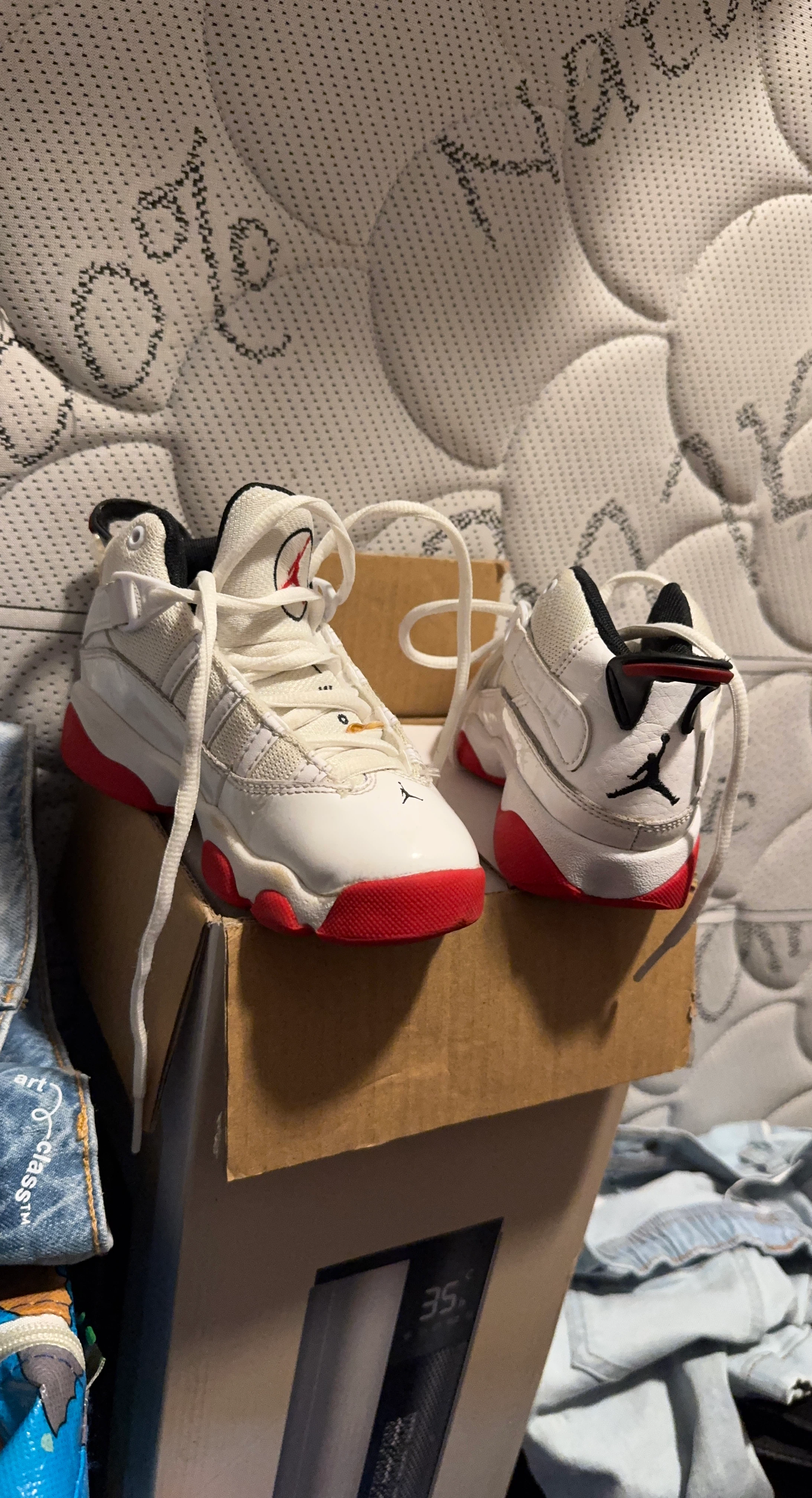 Jordan 11 Retro White Red Toddler Shoes