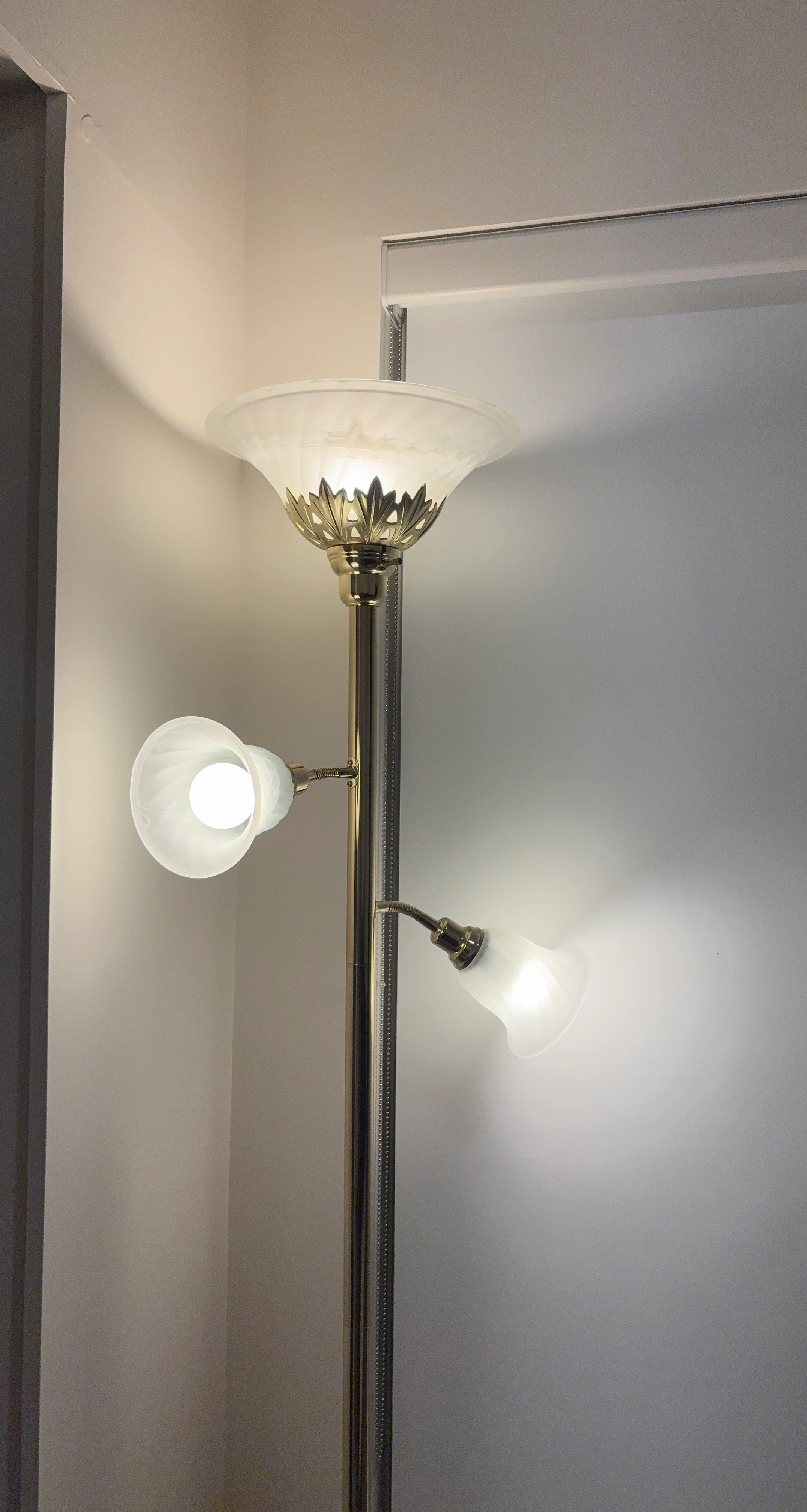 Floor Lamp with Adjustable Reading Light