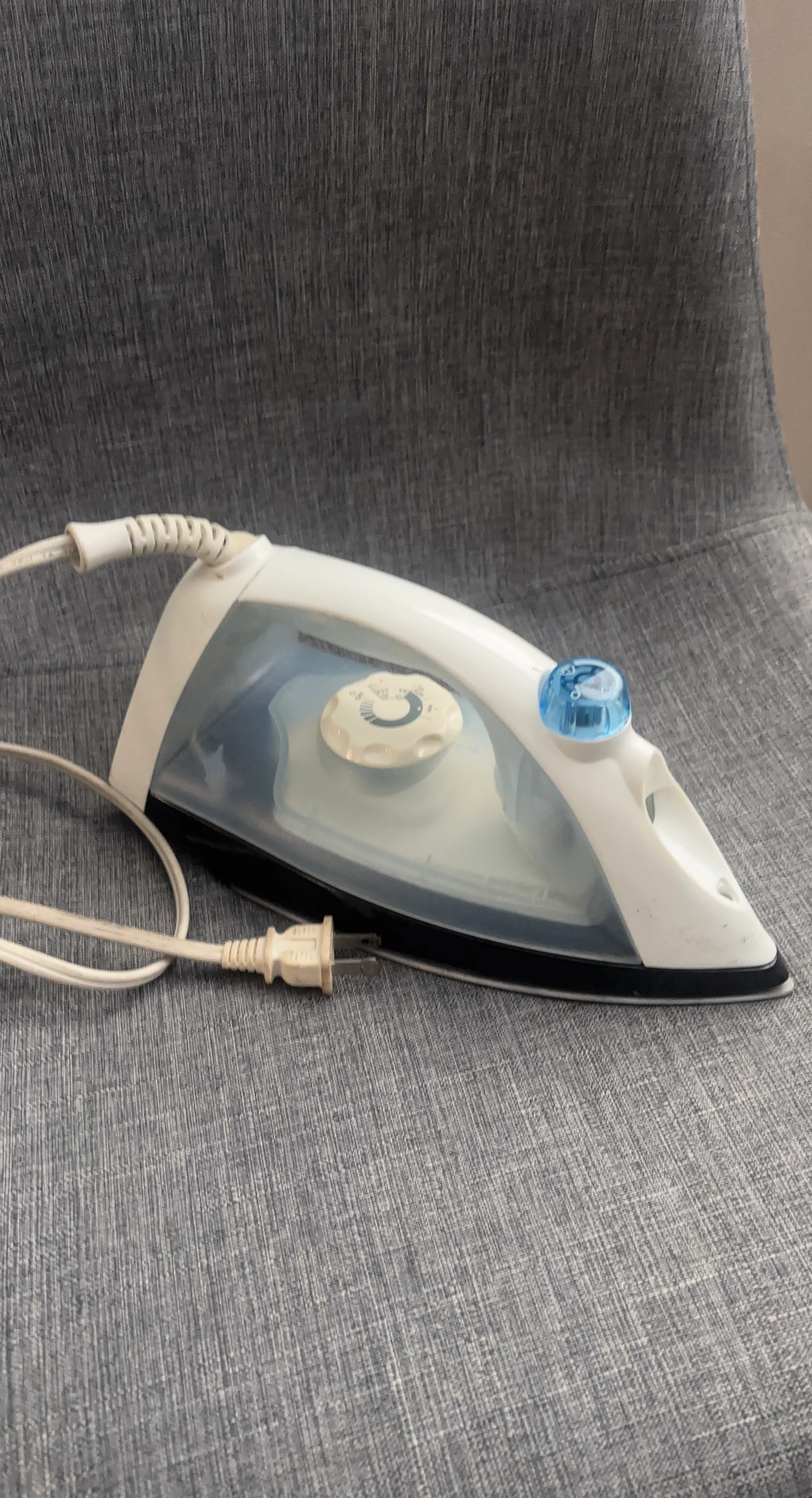 Proctor Silex White and Blue Steam Iron