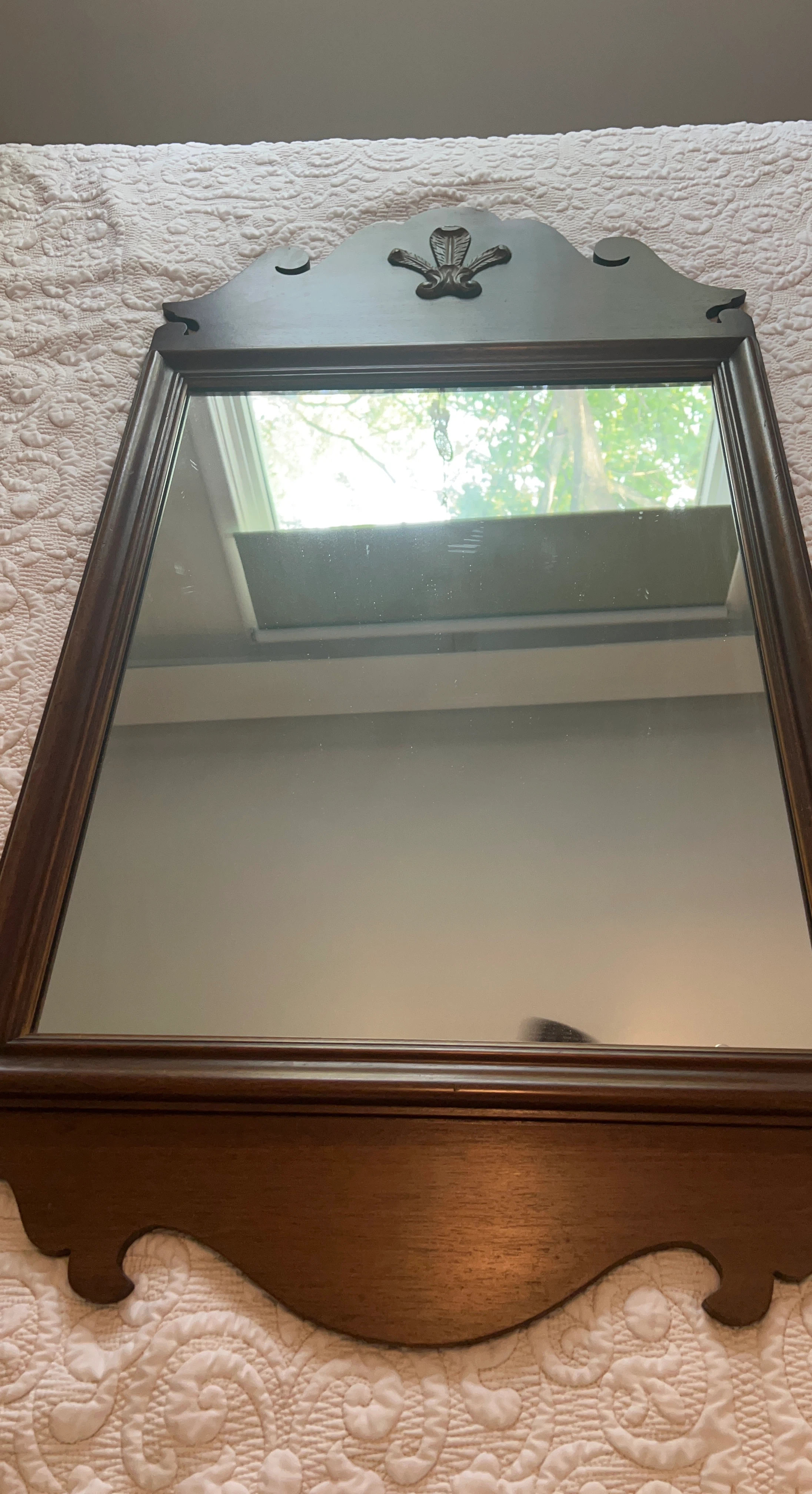 Wooden Decorative Mirror - photo 2