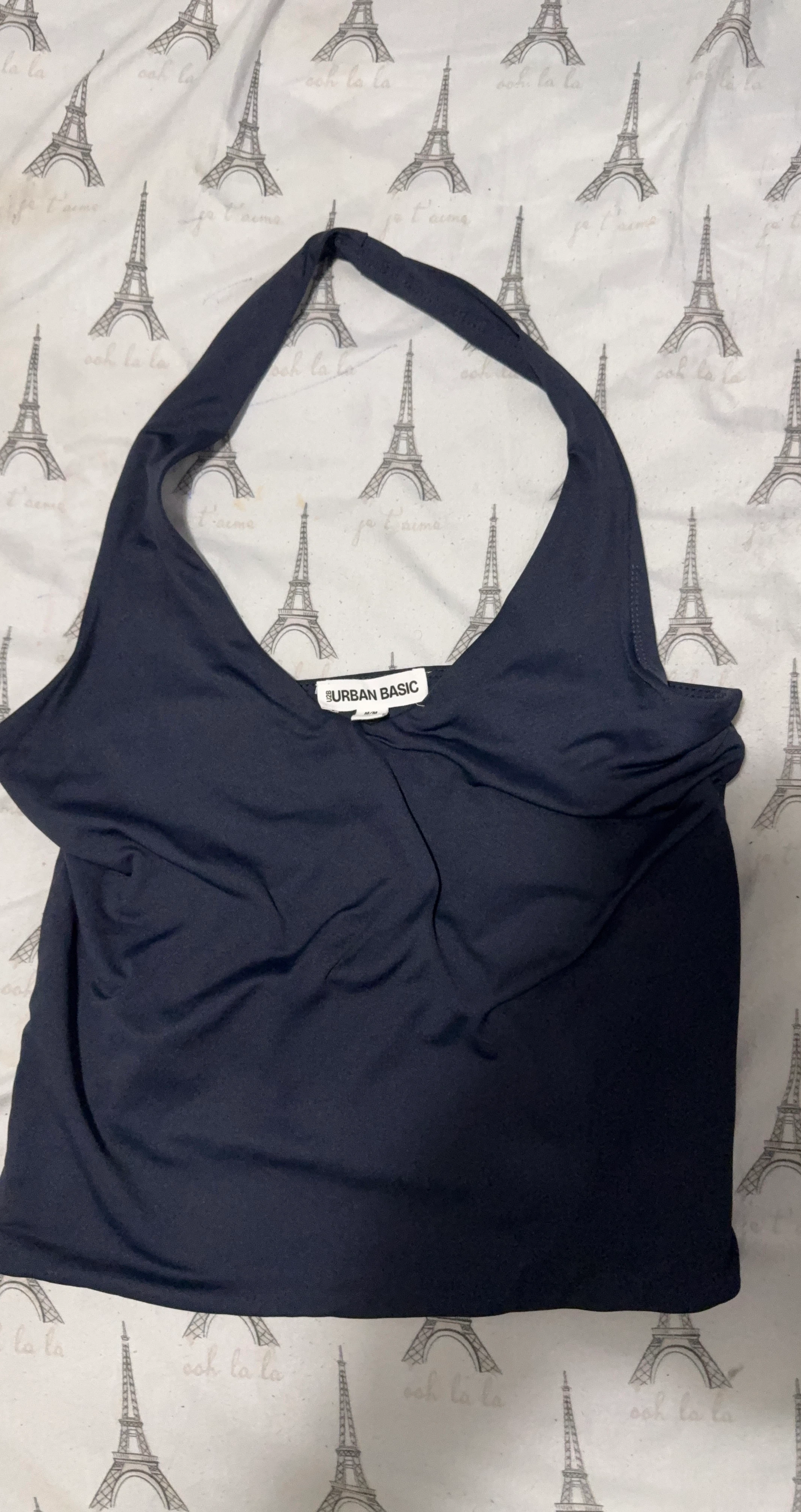 Urban Basic Navy Halter Top