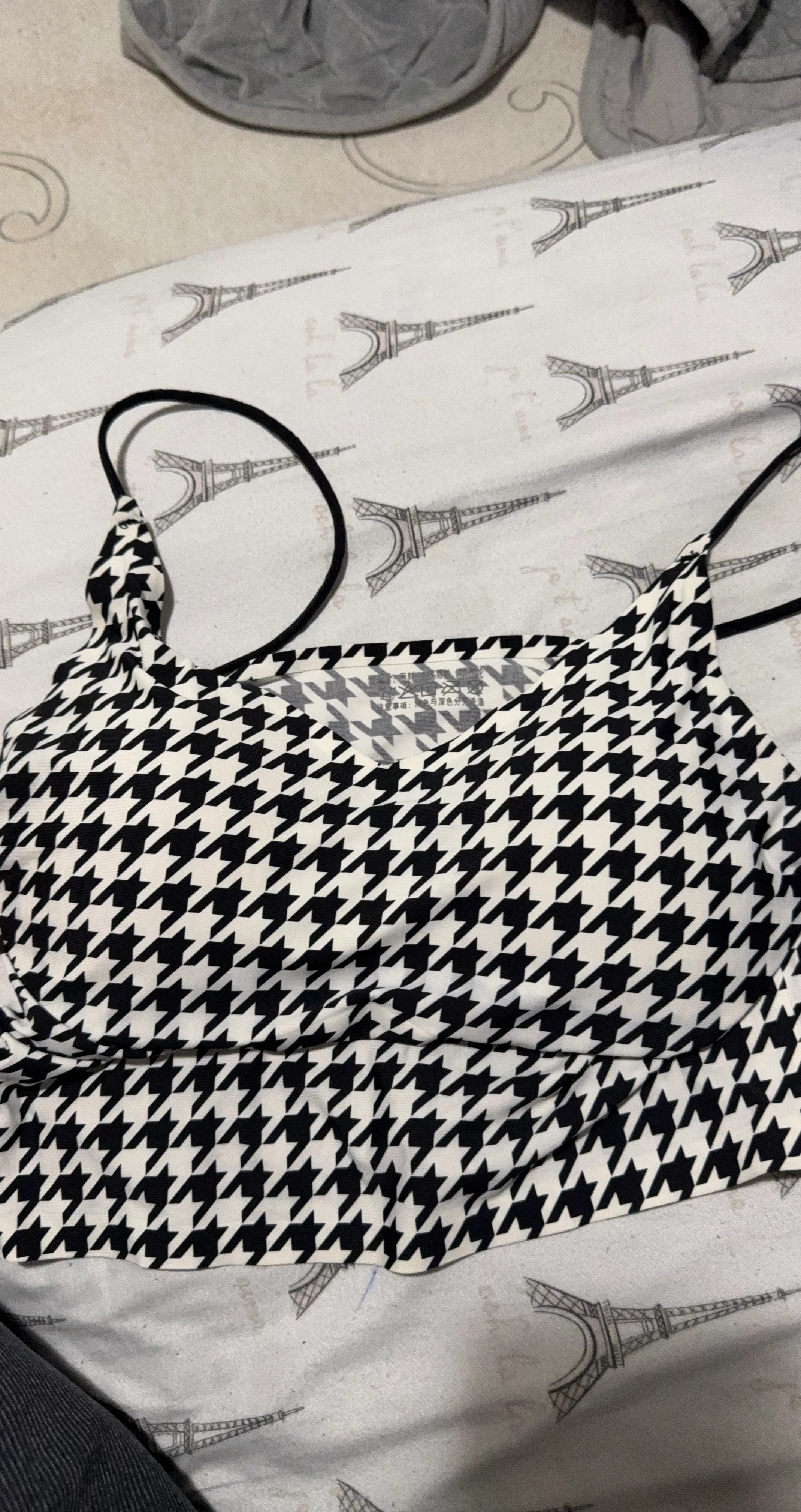 Houndstooth Tank Top
