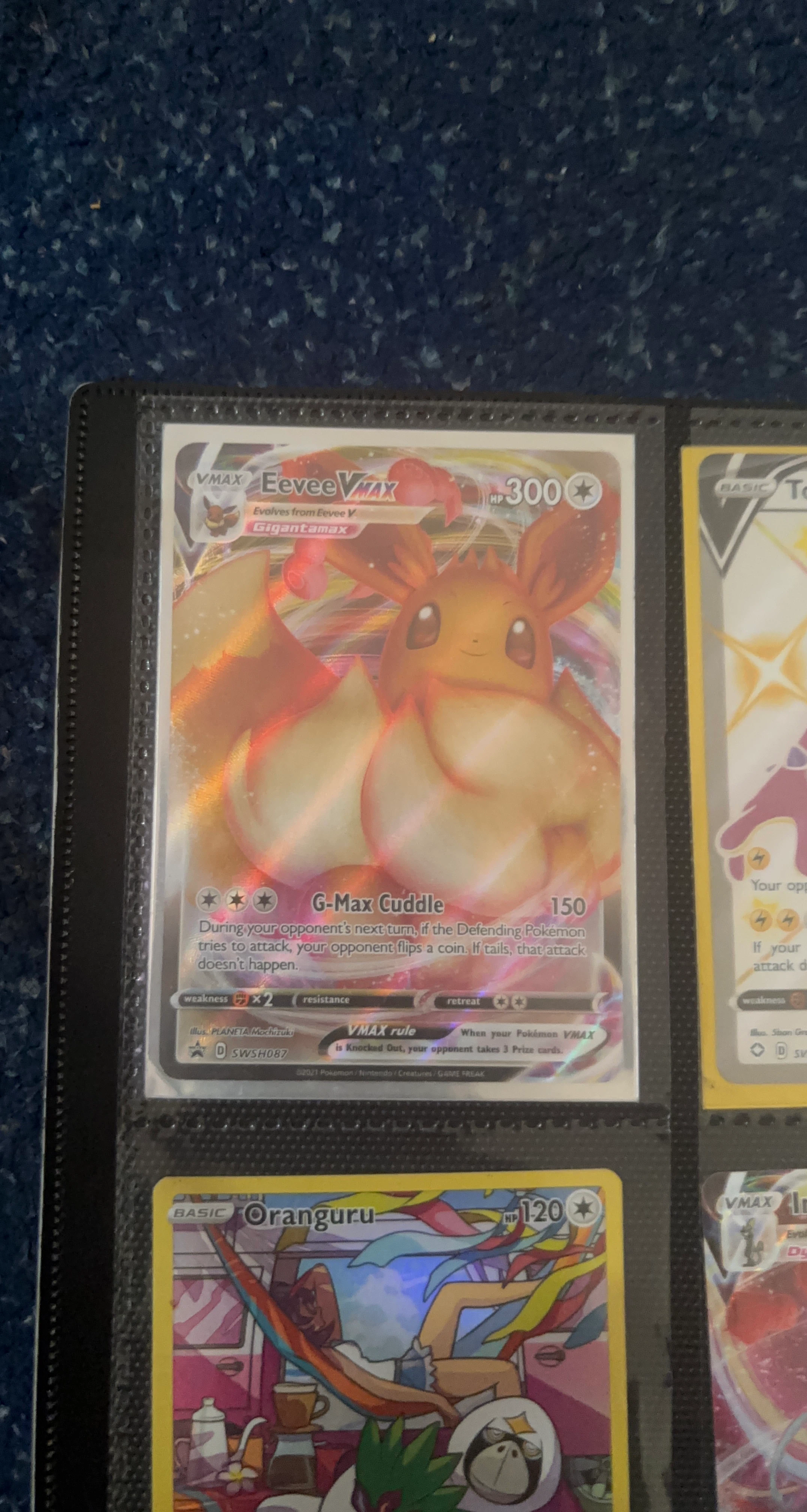 Eevee VMAX Gigantamax Pokemon Card