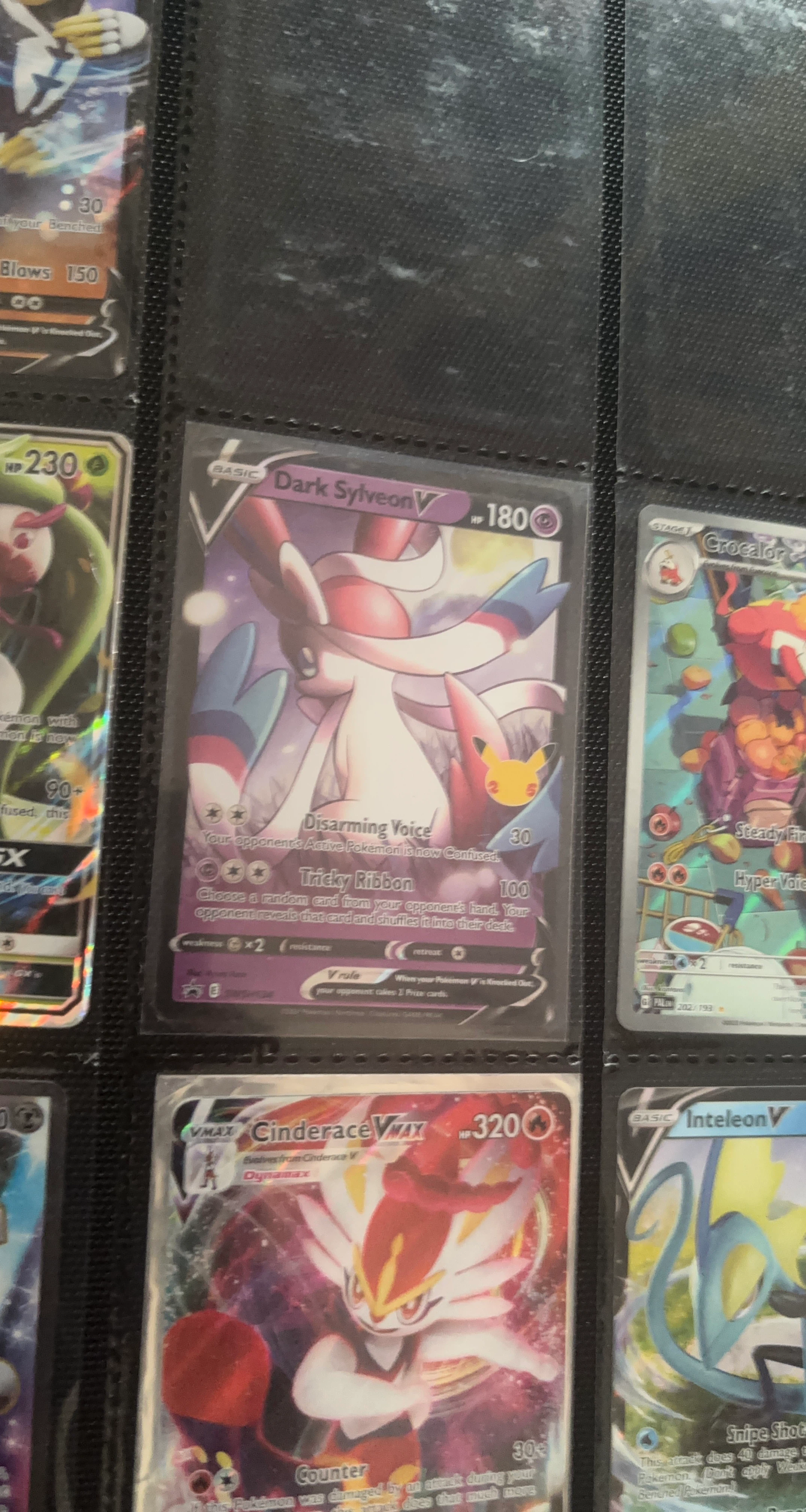 Pokemon Dark Sylveon V Card