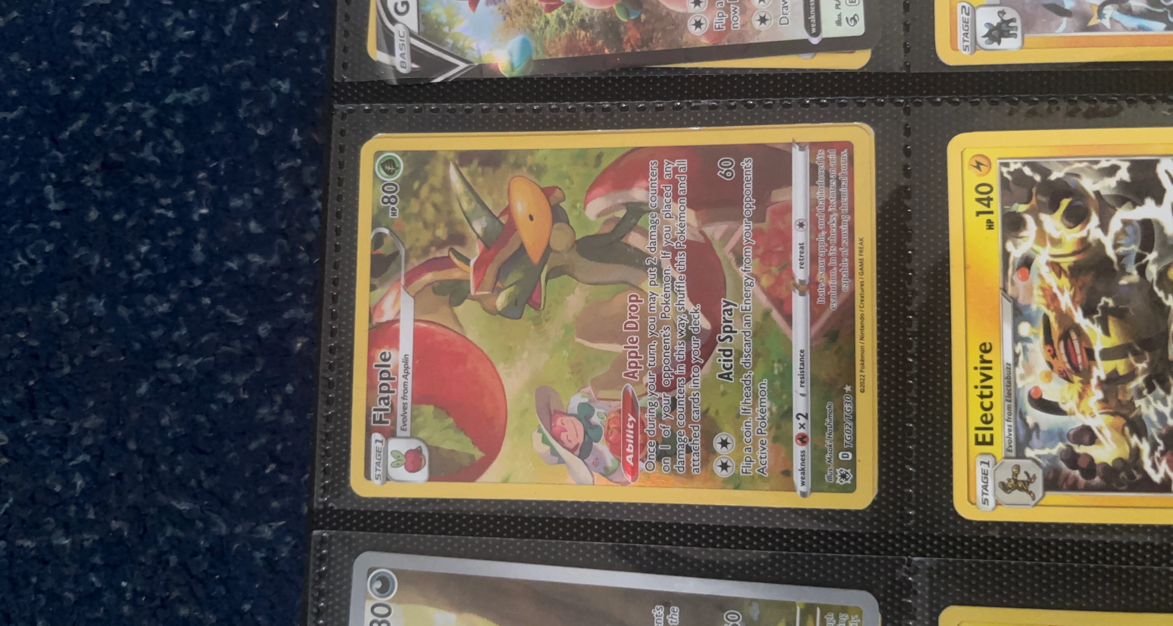 Flapple Stage 1 Pokémon Card