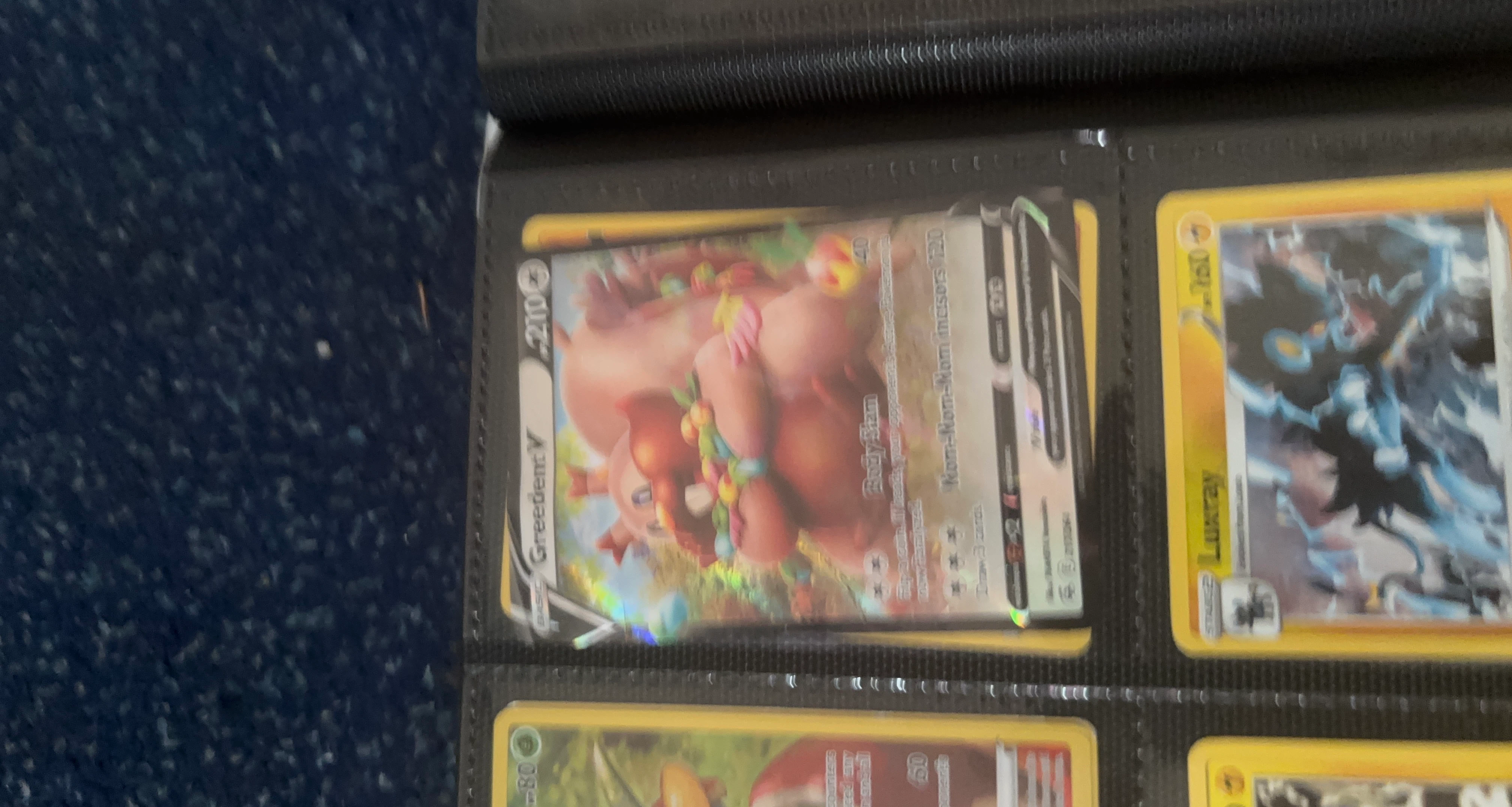 Pokemon TCG Greedent V Card