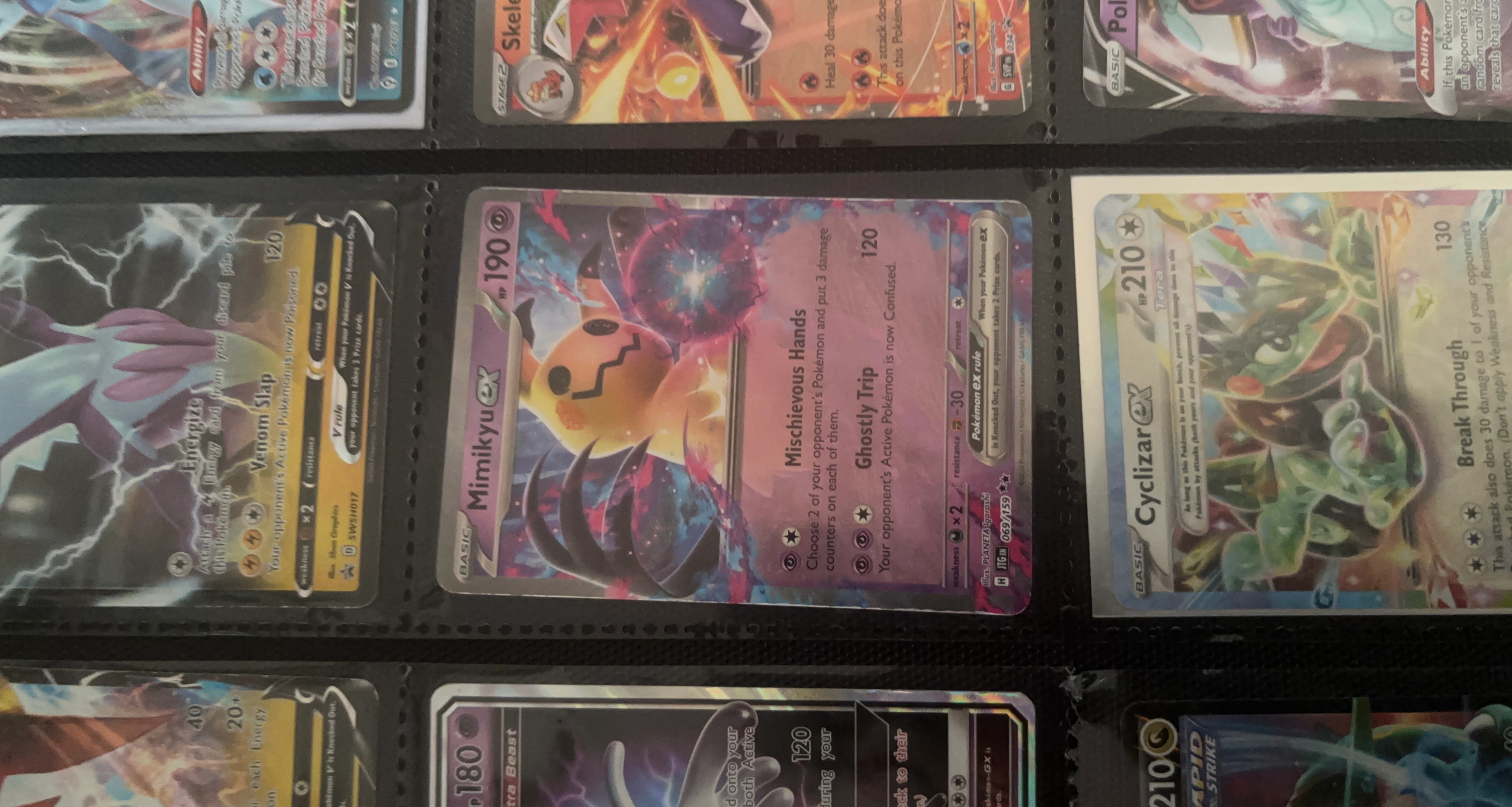 Pokemon Mimikyu EX Card