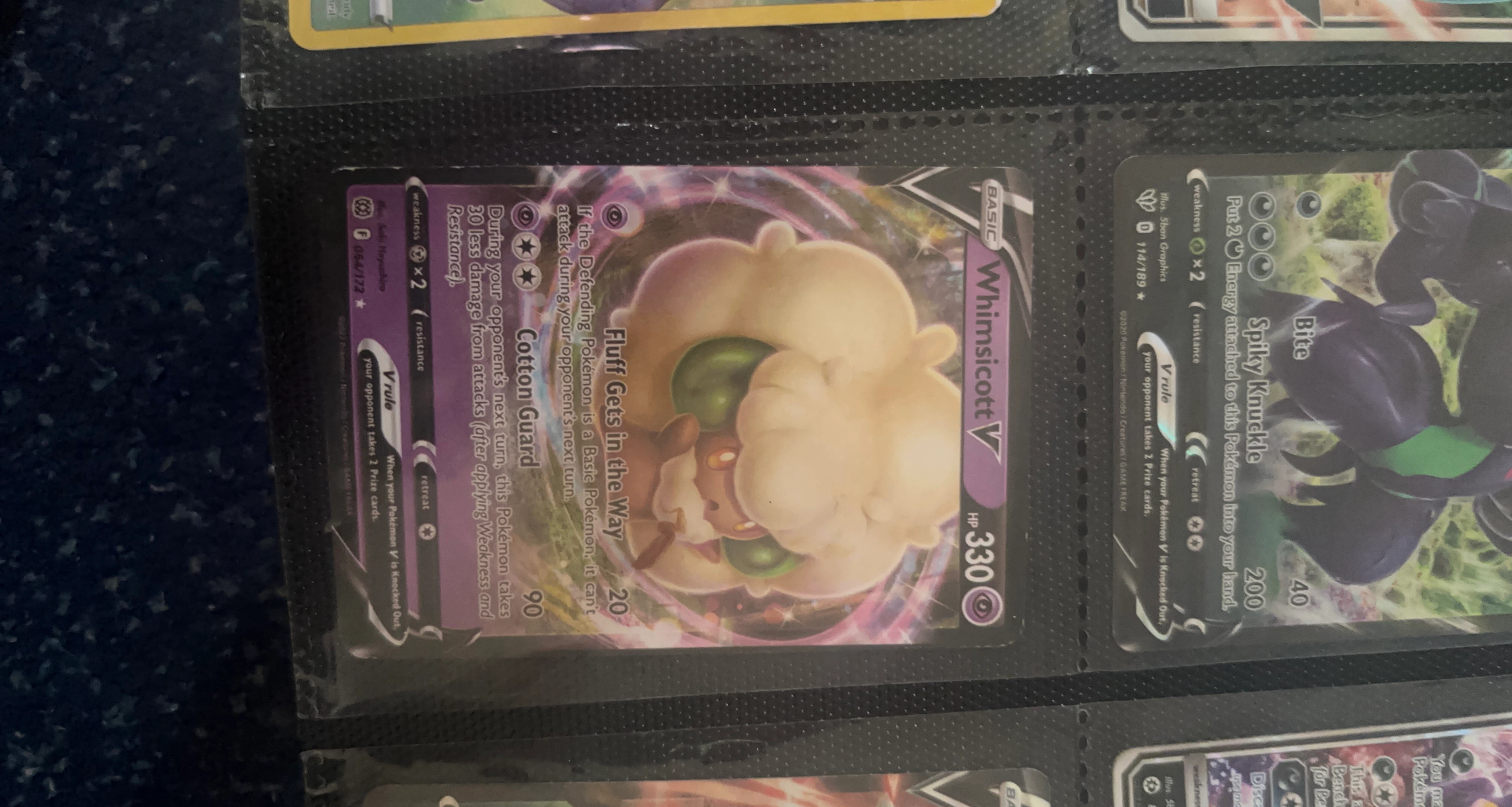 Pokemon Whimsicott V Trading Card 064/172