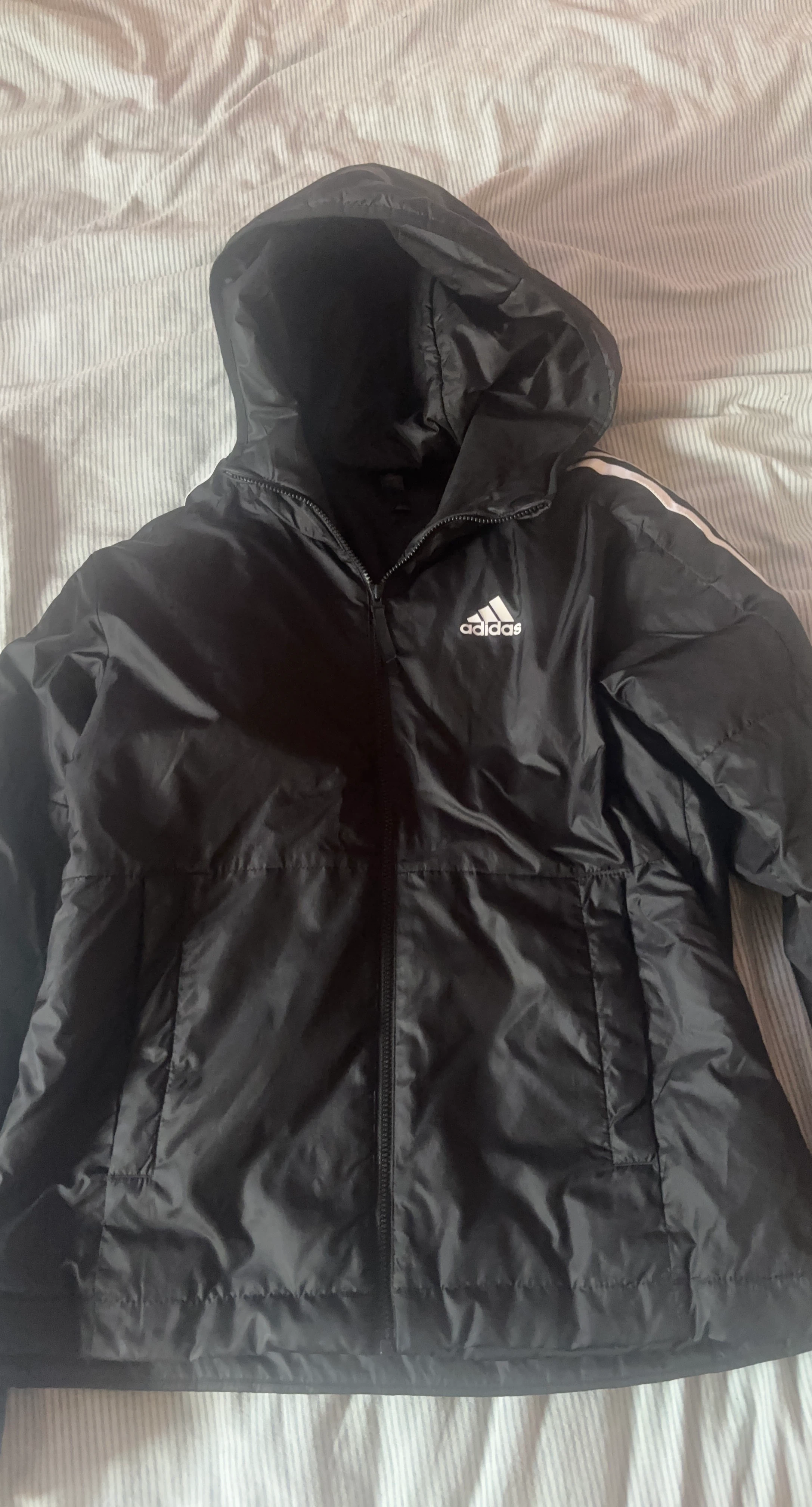 Adidas Black Hooded Jacket