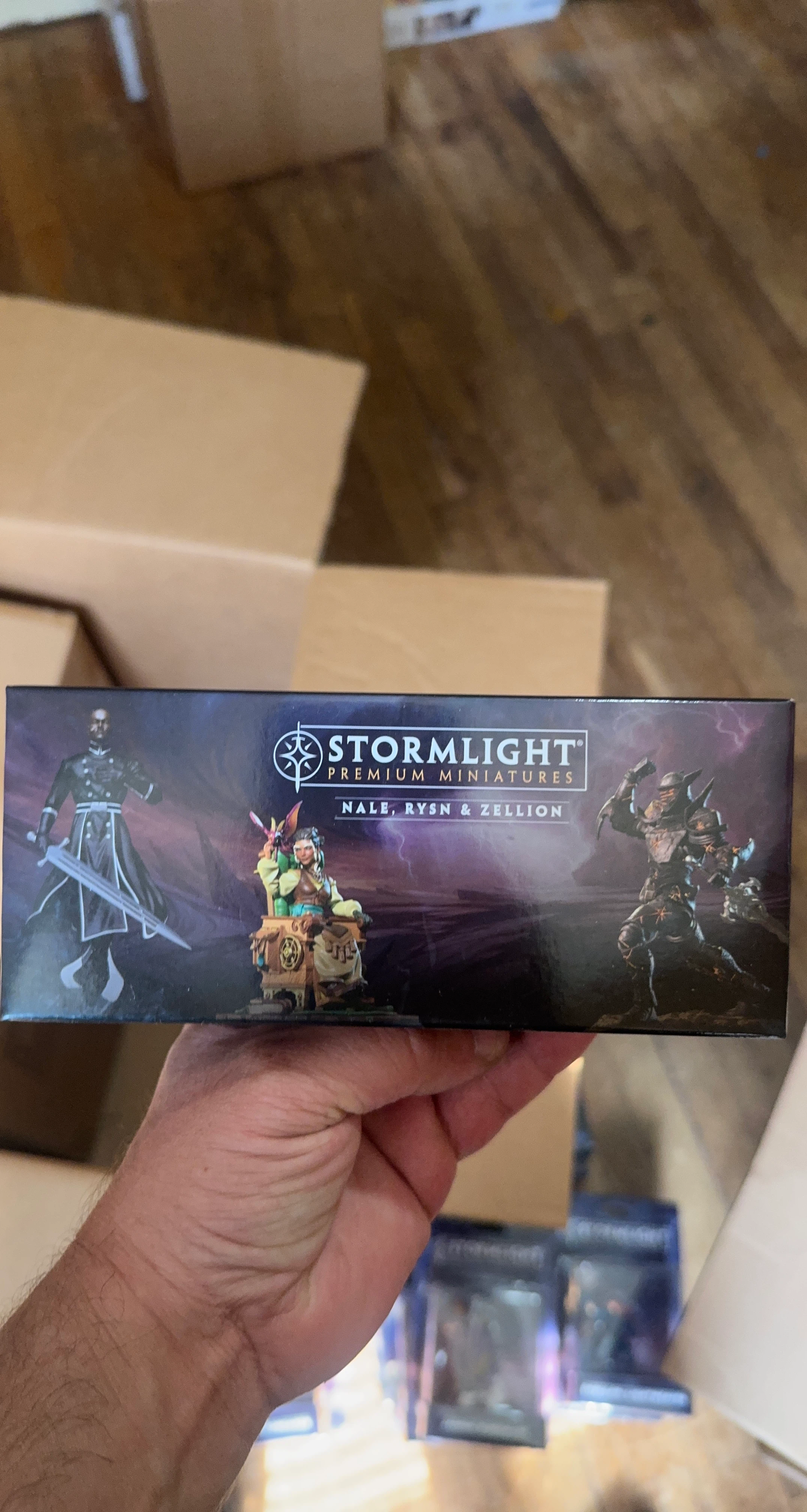 Stormlight Premium Miniatures Nale, Rysn & Zellion