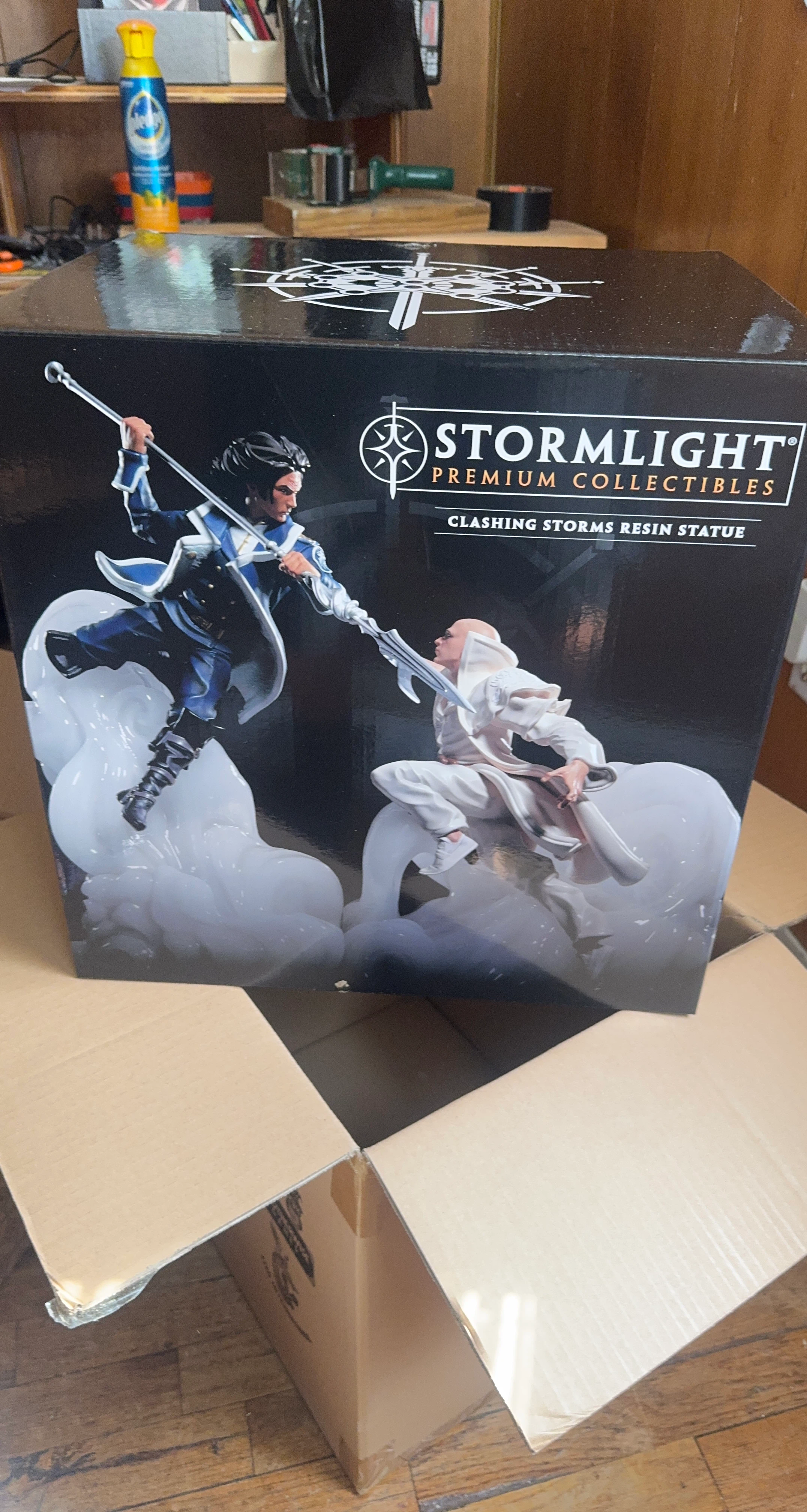 Stormlight Premium Collectibles Clashing Storms Resin Statue