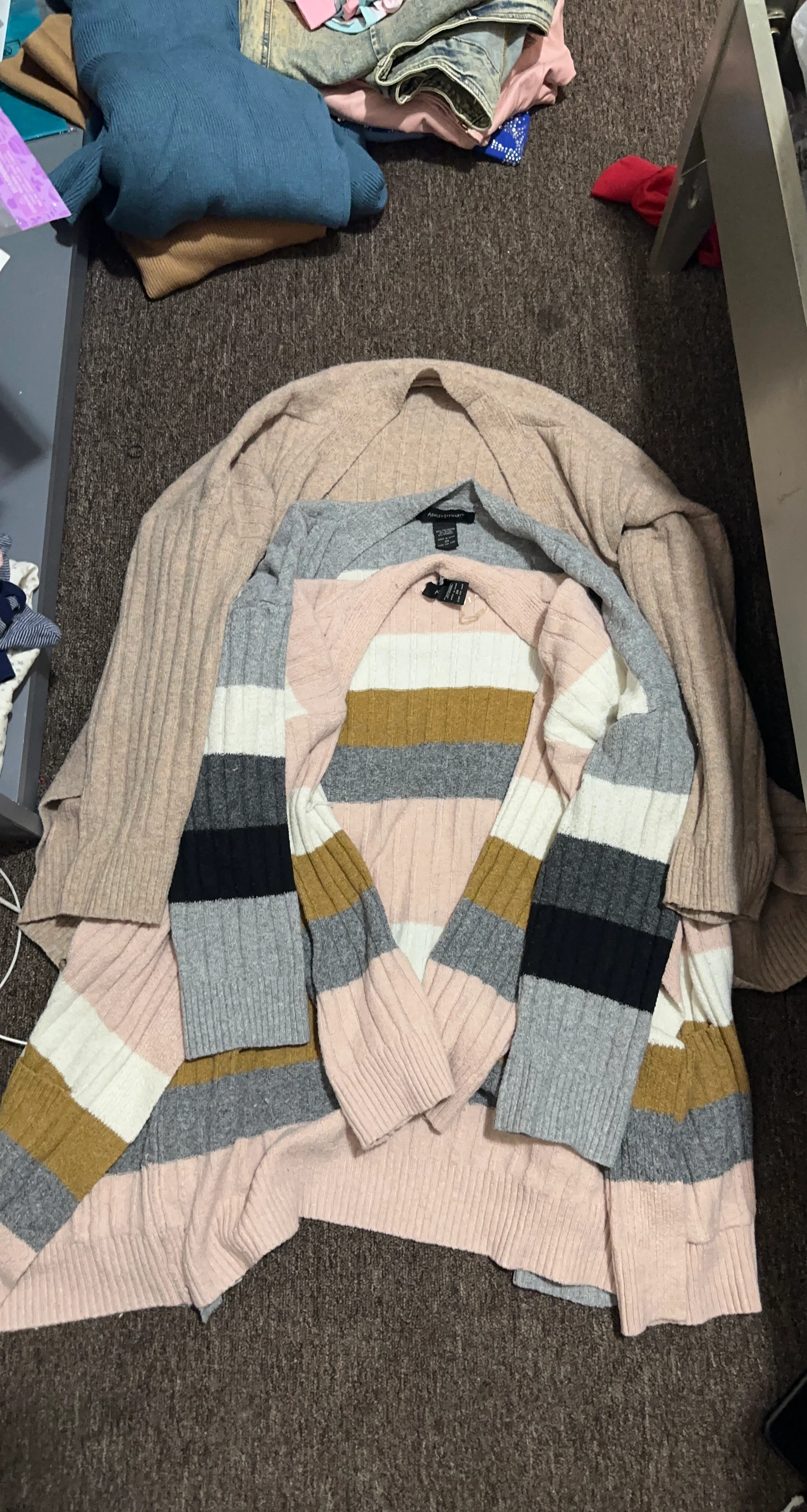 Bundle of plus sized sweater cardigans
