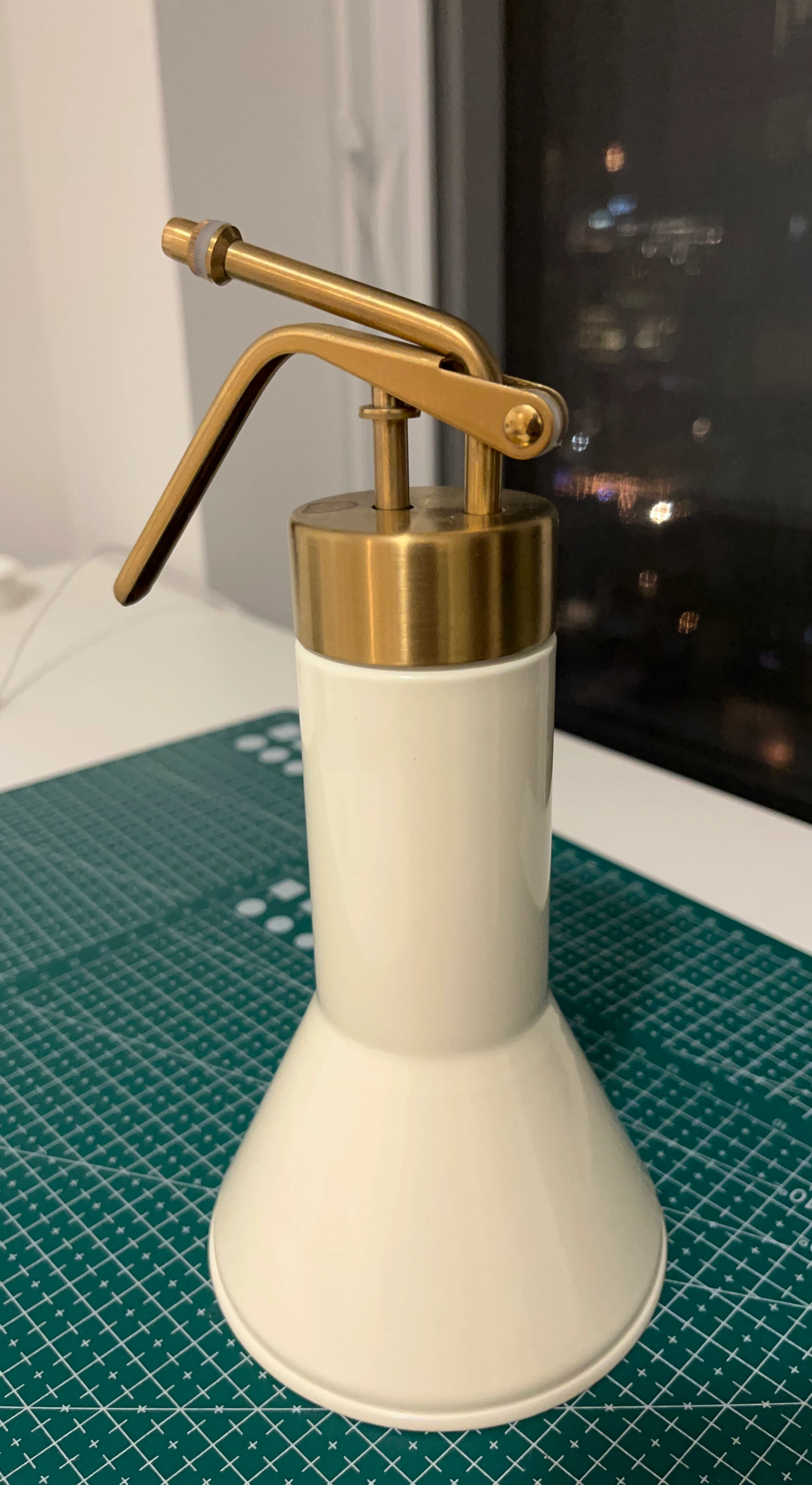 Cream and Brass Plant Mister