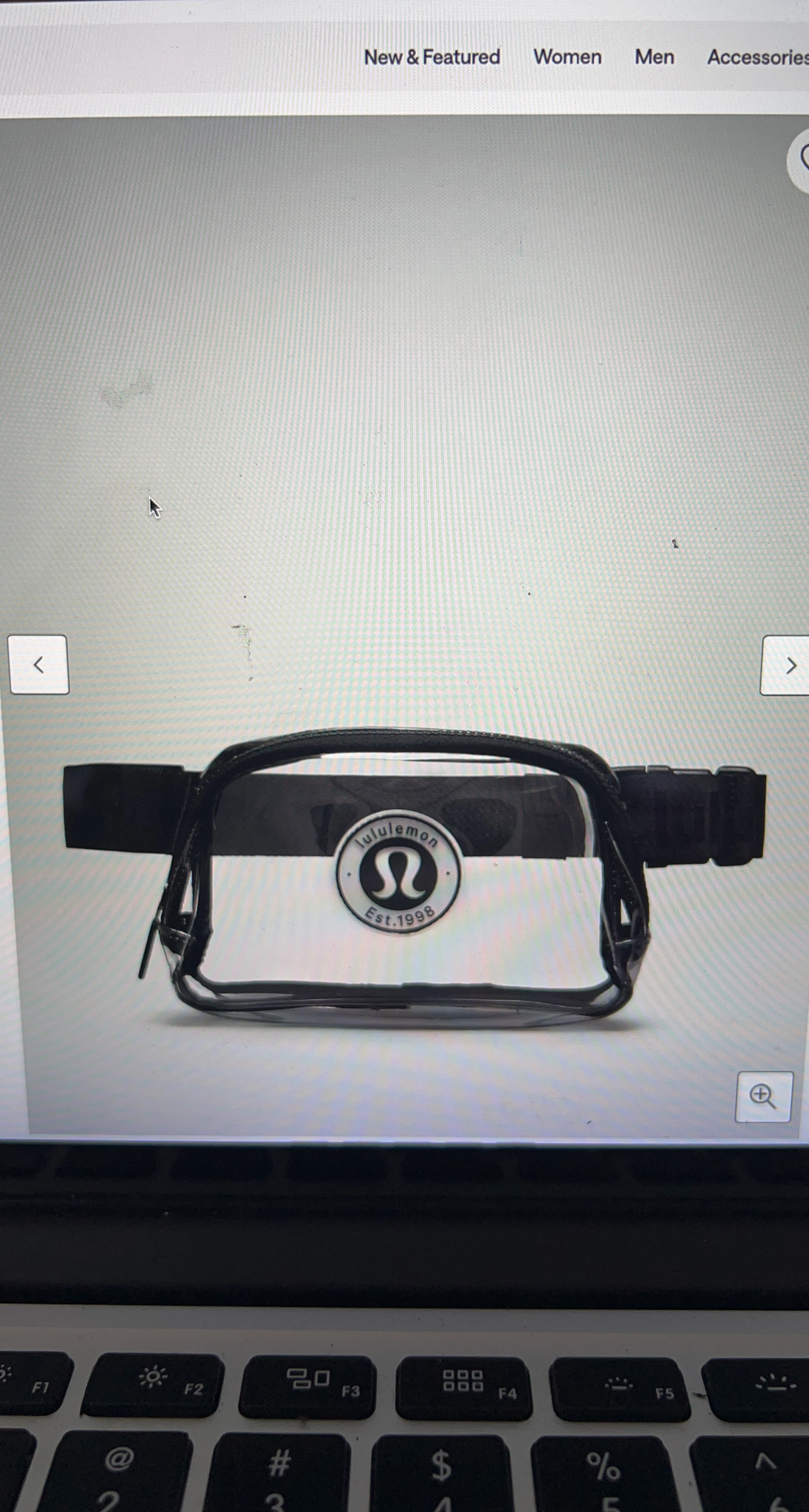 Lululemon Clear Fanny Pack