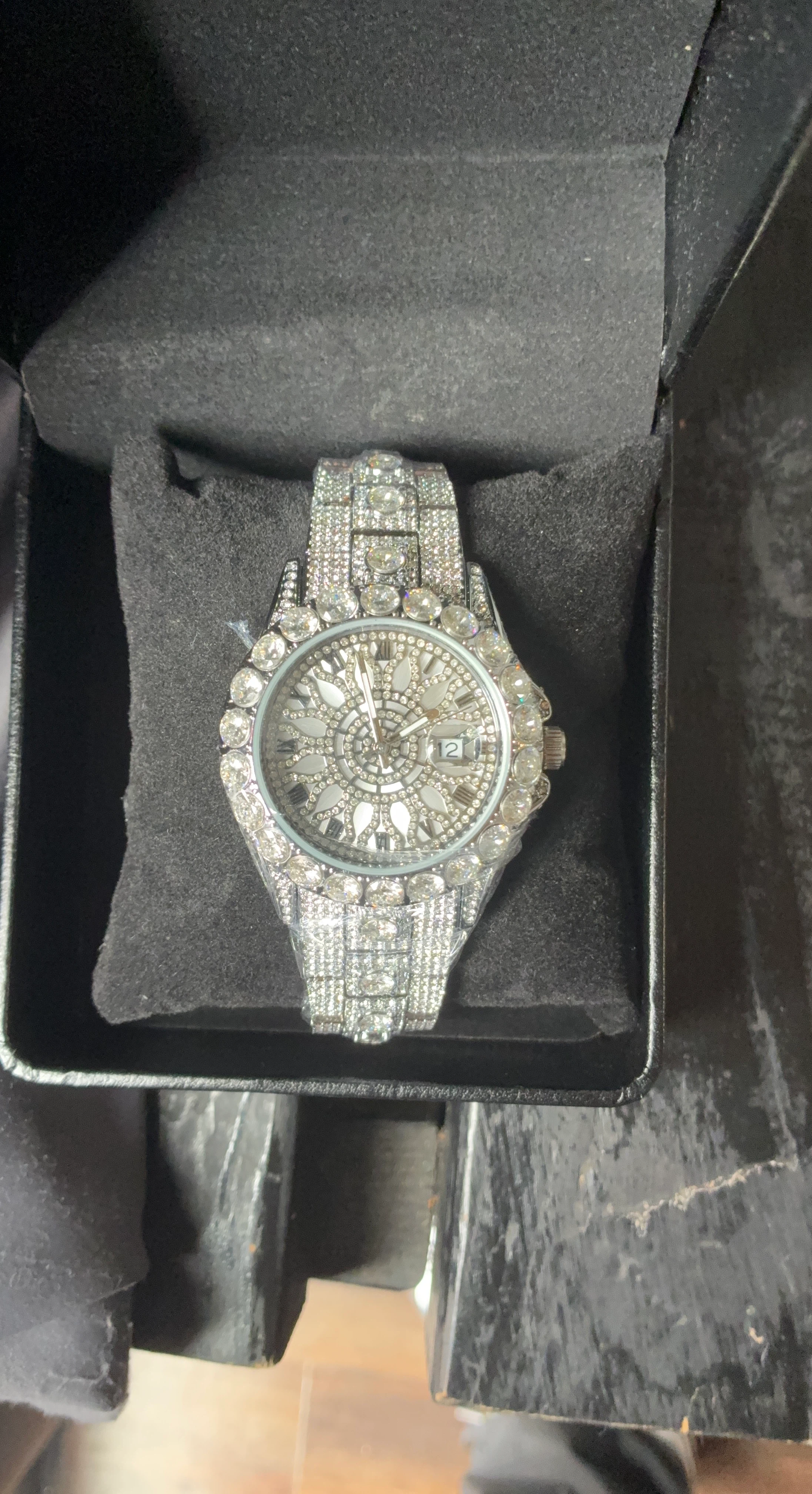 Iced Out Bling Watch