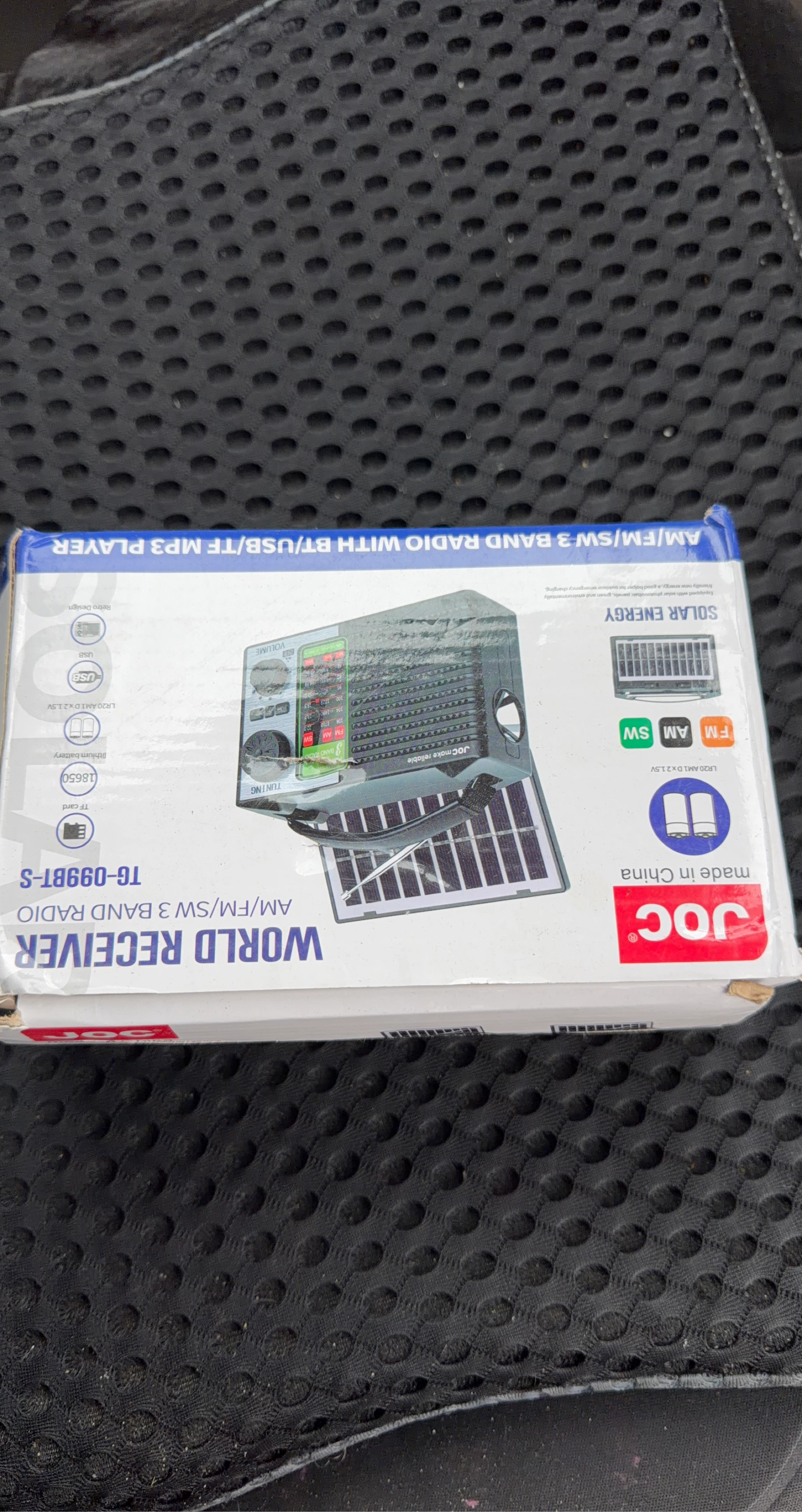 JOC World Receiver AM/FM/SW 3 Band Radio TG-099BT-S