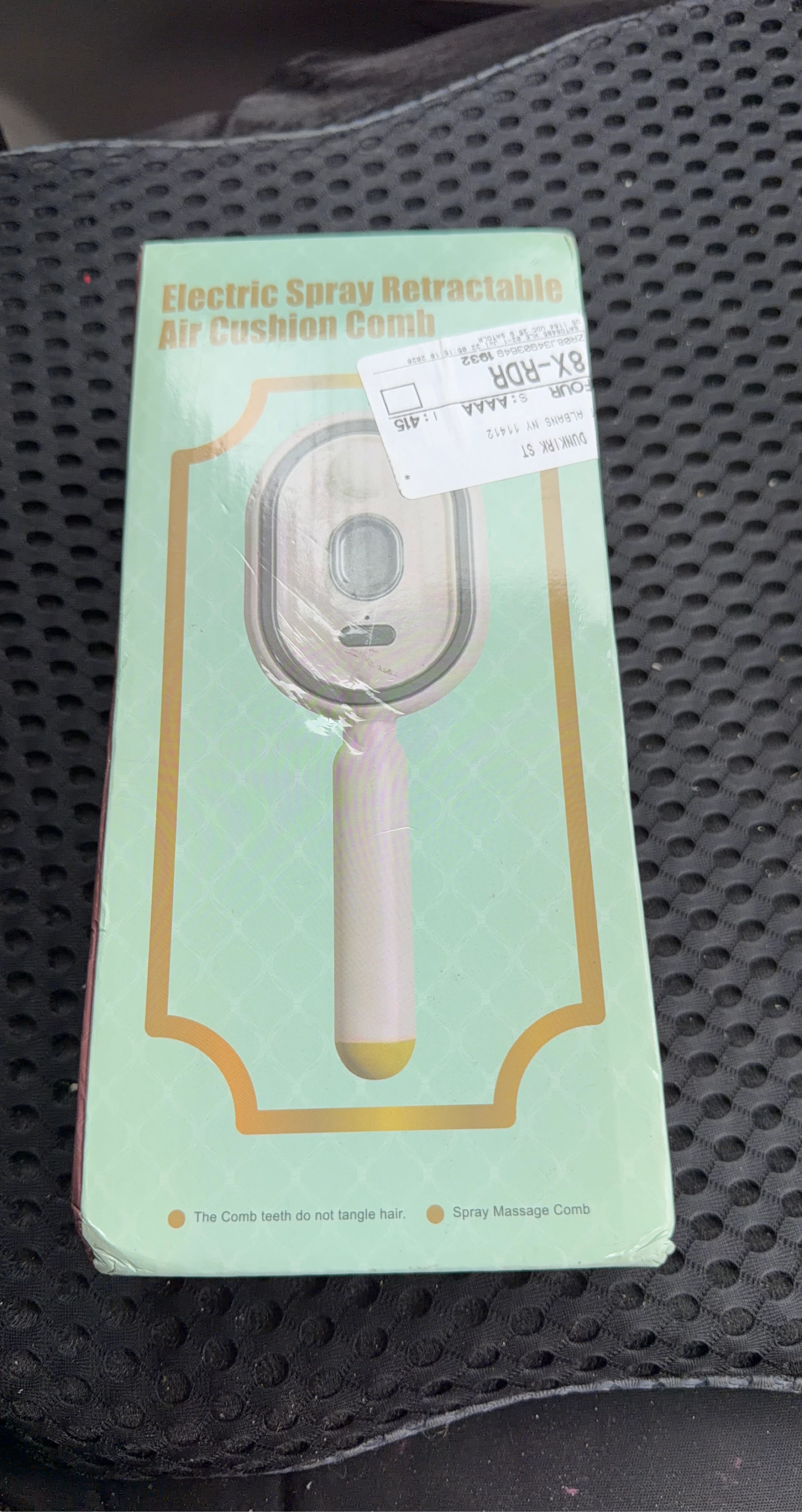 Electric Spray Retractable Air Cushion Comb